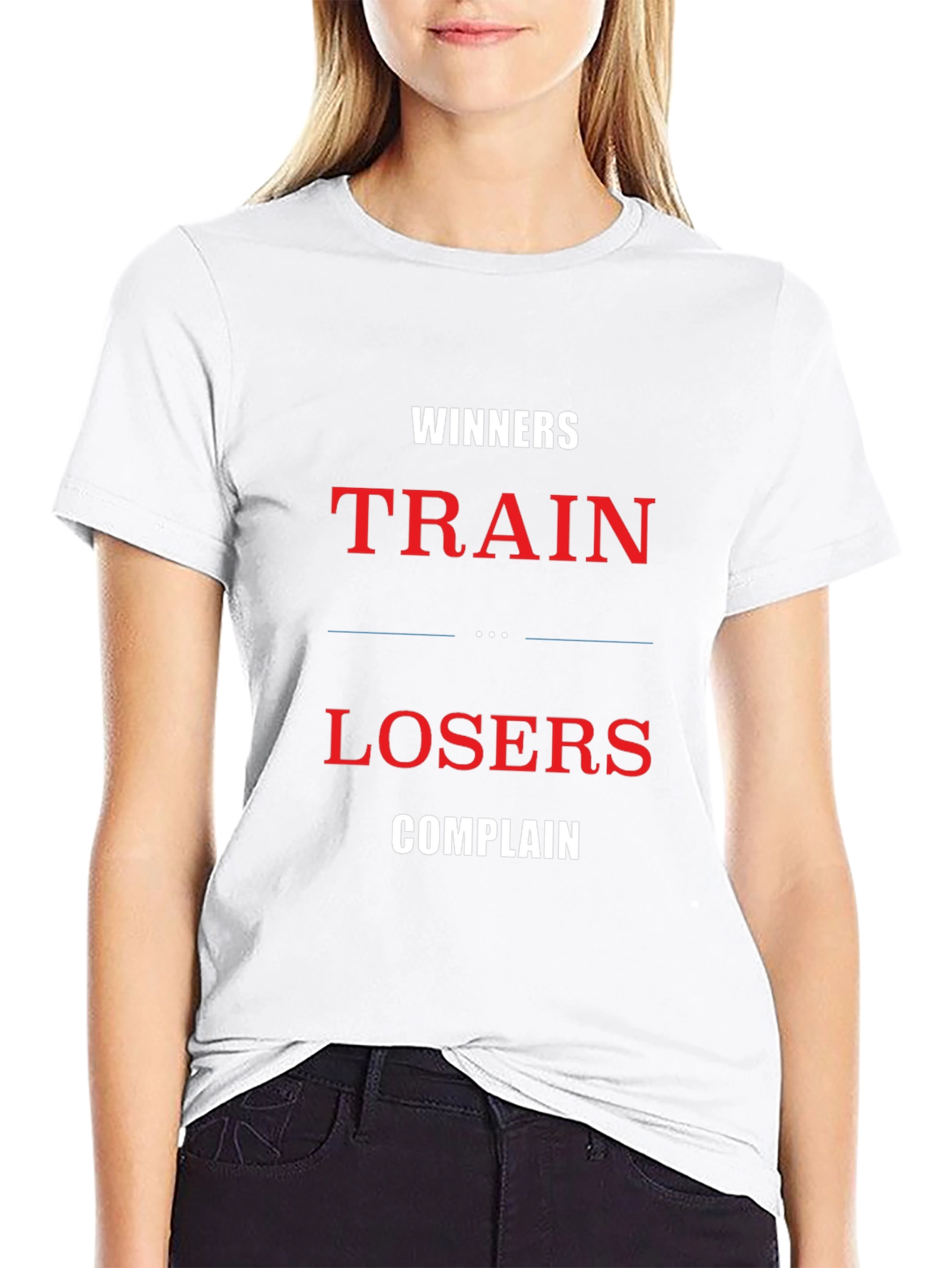 Winners Train T-Shirt Motivational Gym Fitness Tee