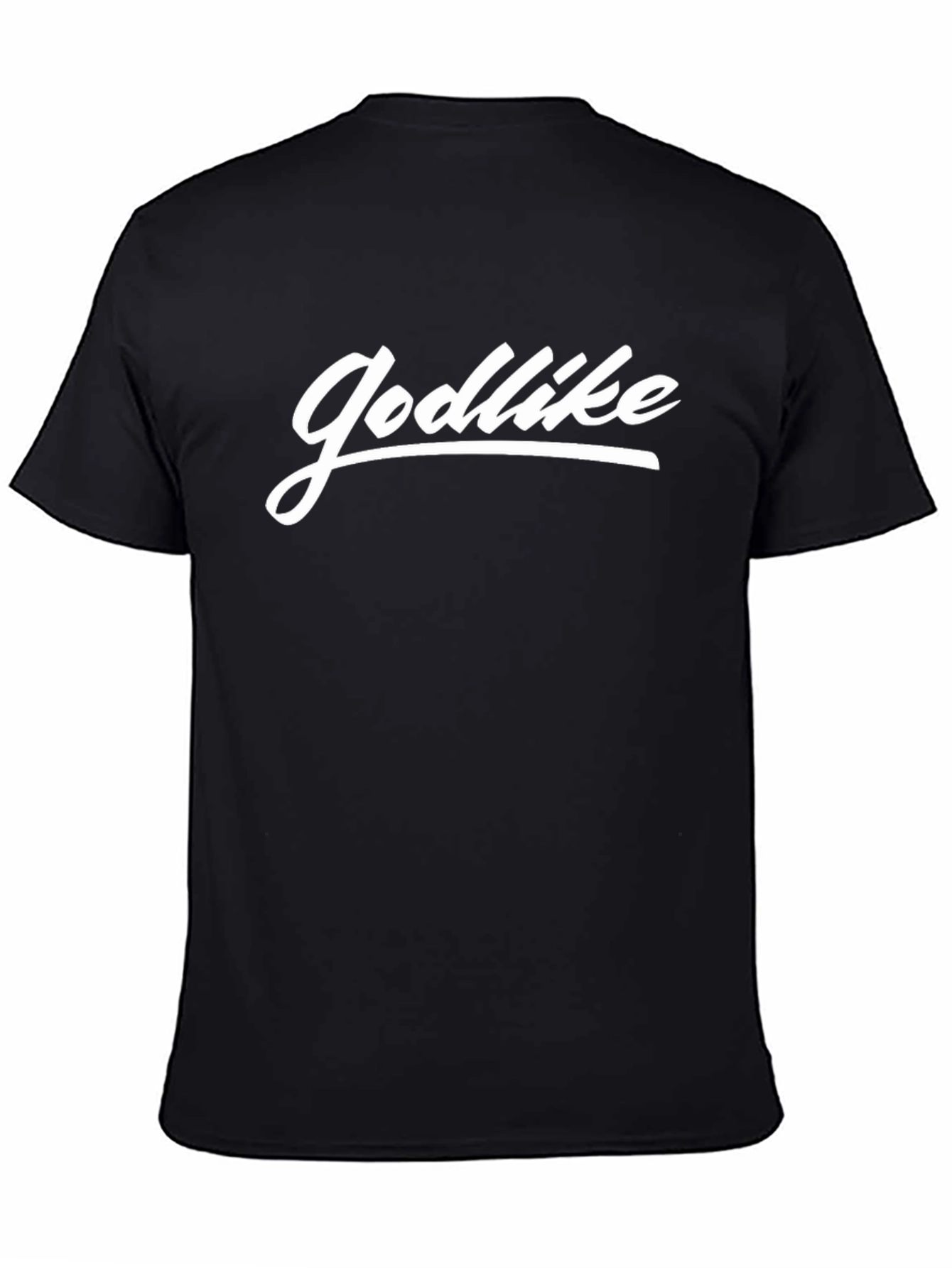 Godlike Black Graphic T-Shirt