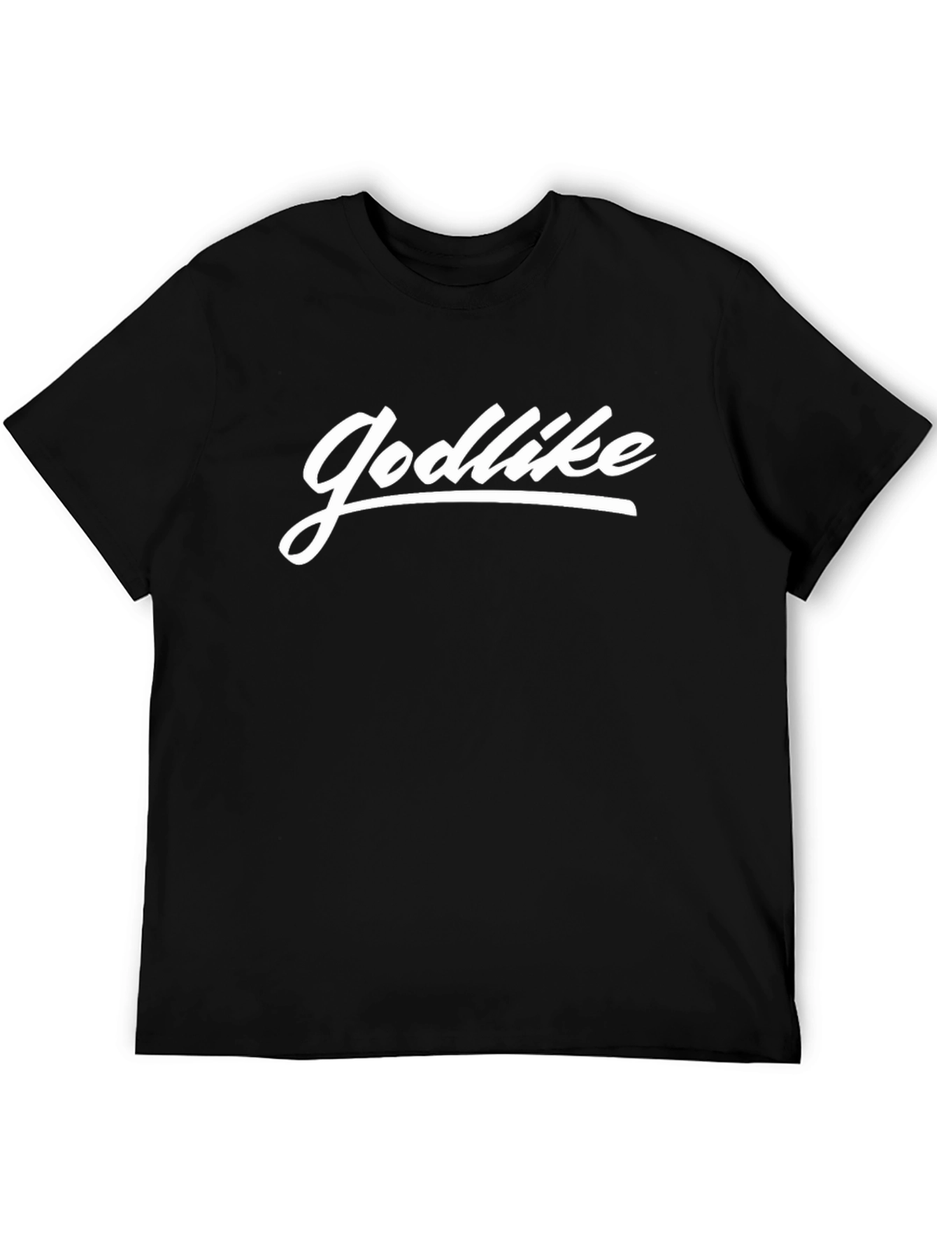 Godlike Black Graphic T-Shirt