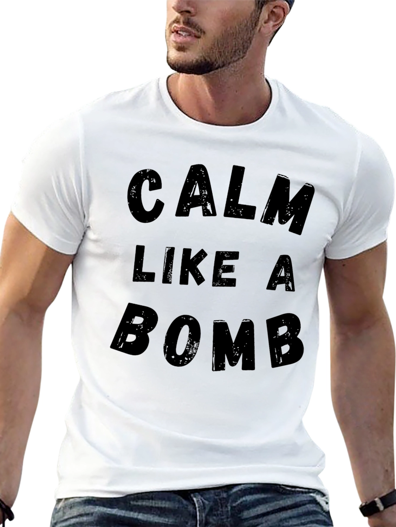 Calm Like A Bomb Graphic T-Shirt