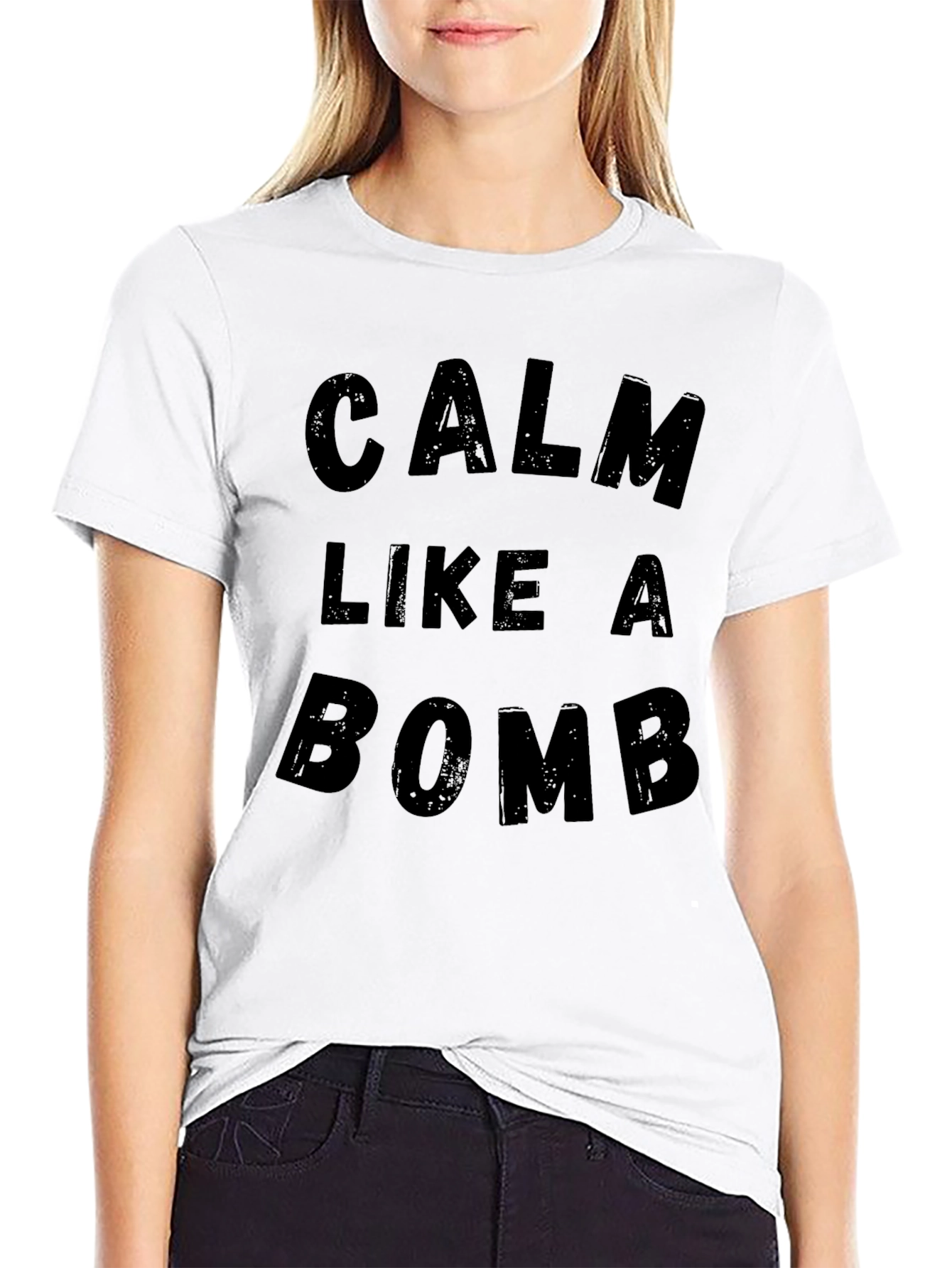 Calm Like A Bomb Graphic T-Shirt