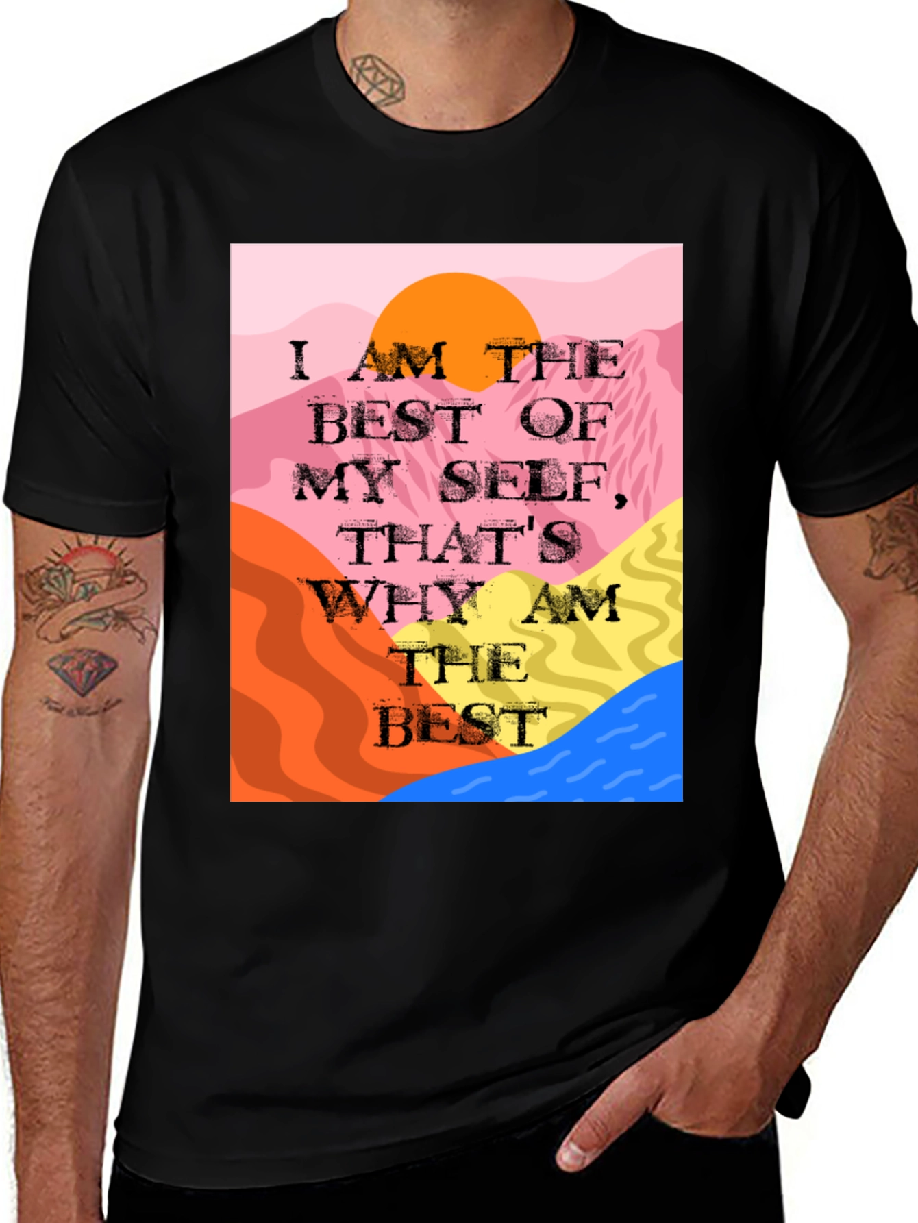 Motivational T-Shirt: I am the Best of Myself