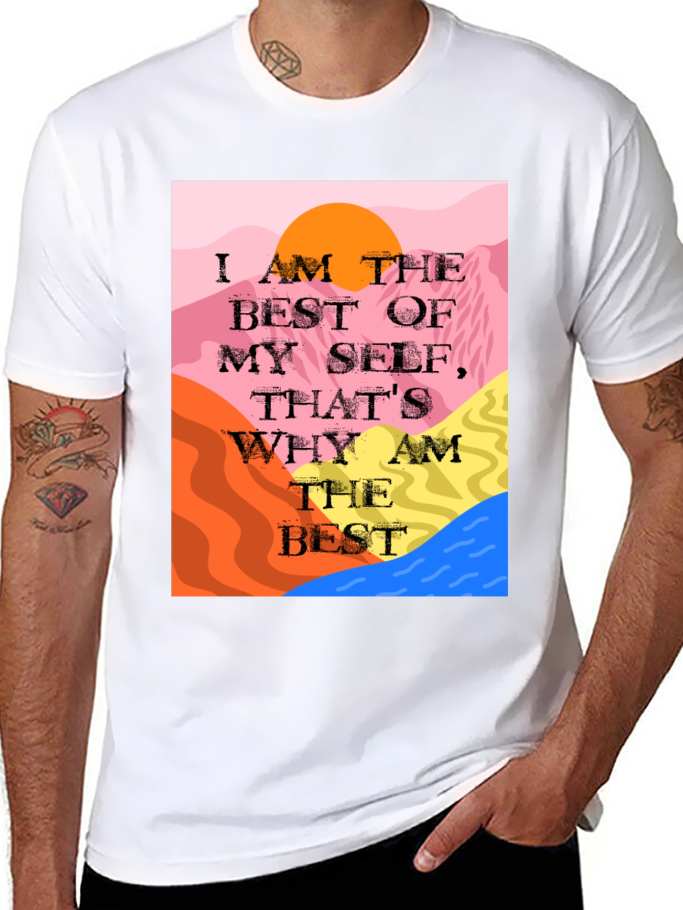 Motivational T-Shirt: I am the Best of Myself
