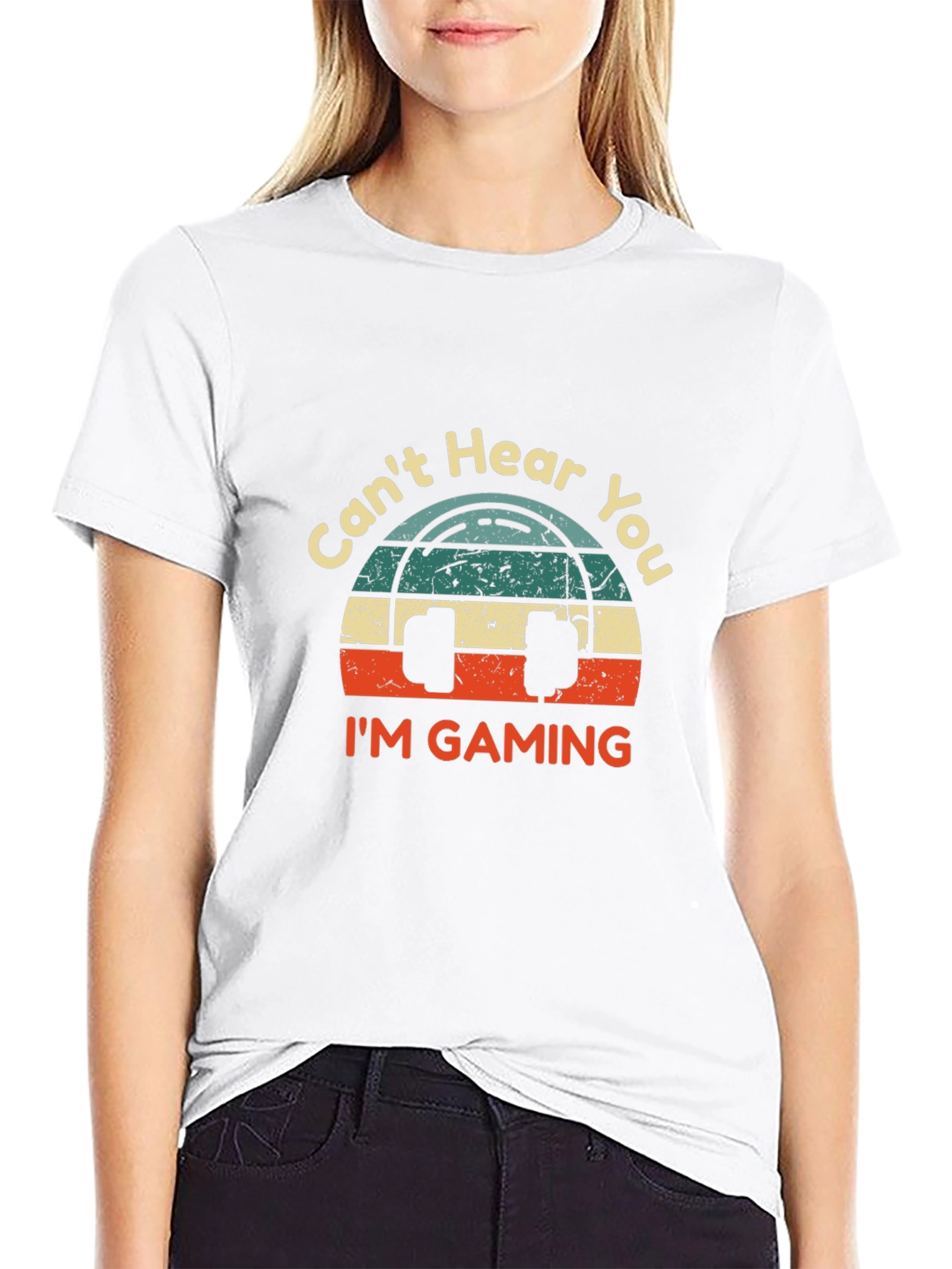 Cant Hear You Im Gaming Graphic Tee