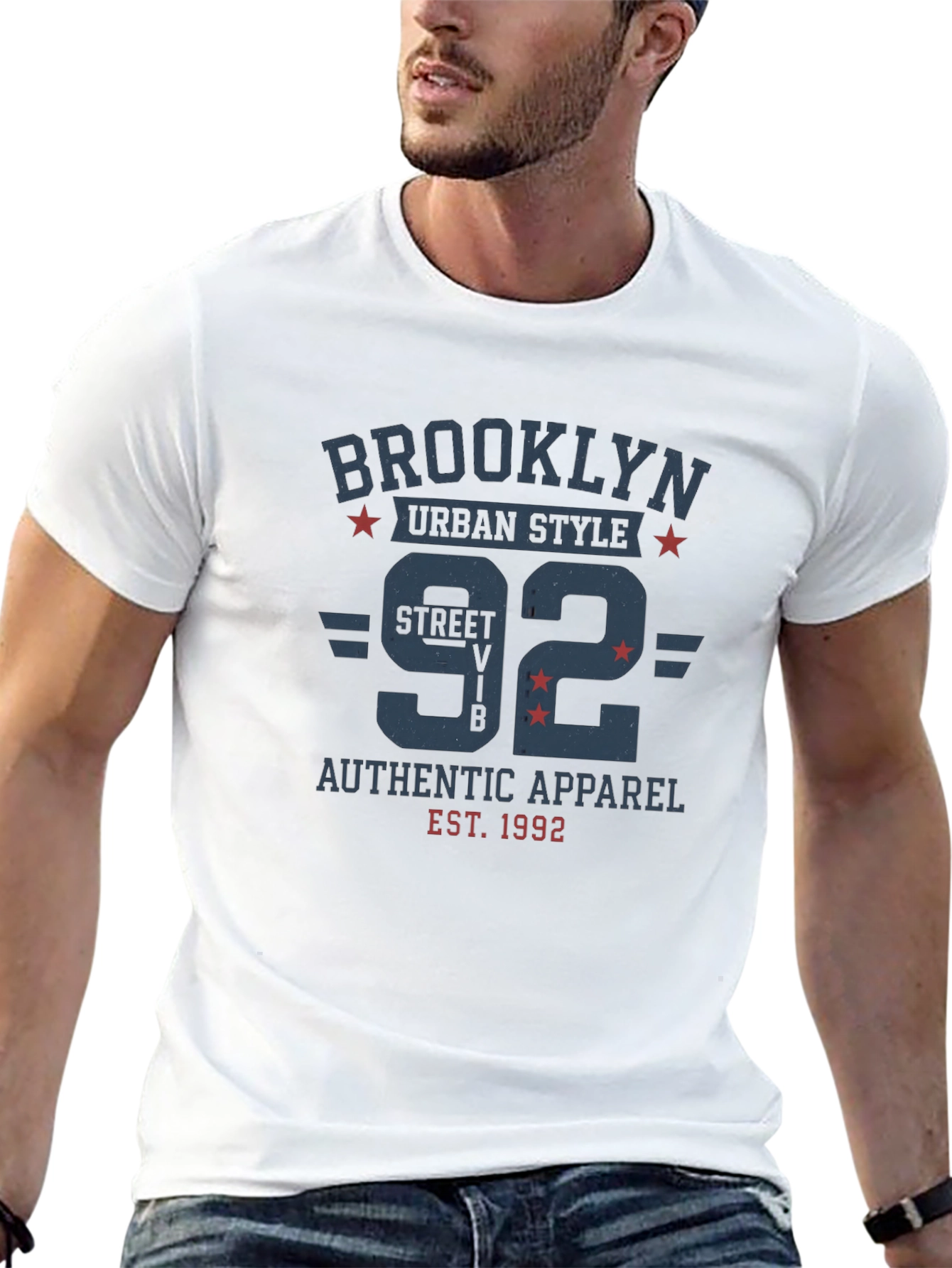 Brooklyn 92 Graphic Tee - Urban Style T-Shirt