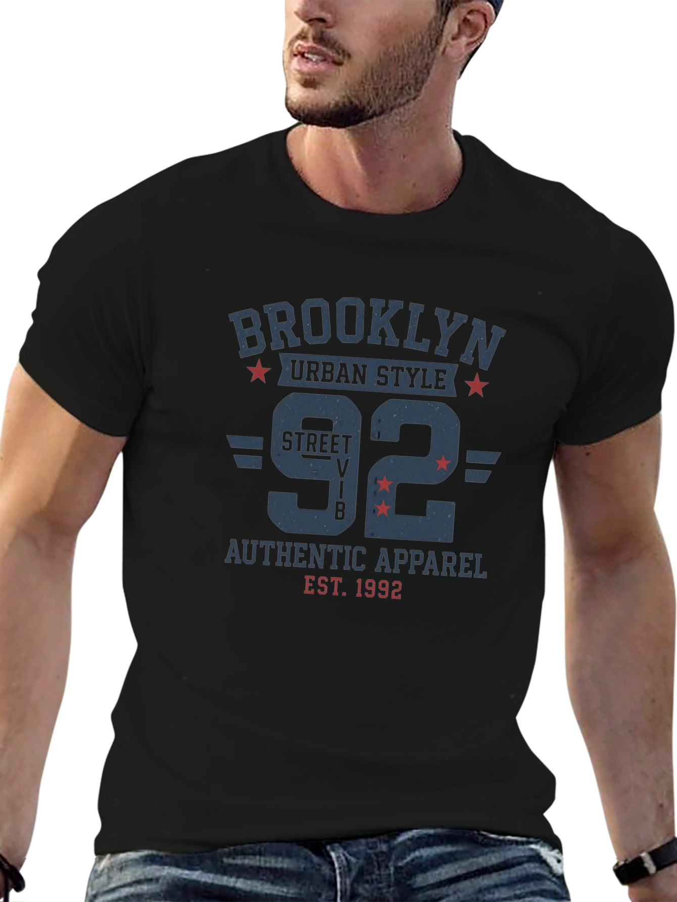 Brooklyn 92 Graphic Tee - Urban Style T-Shirt