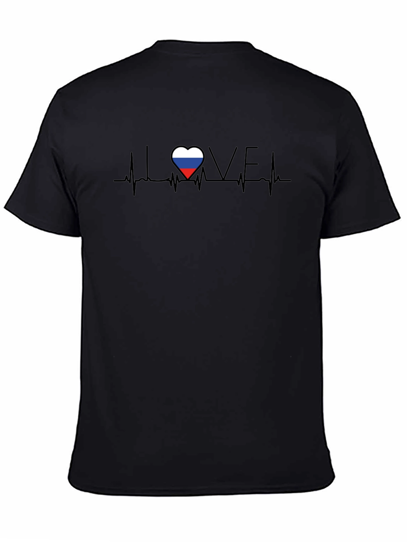 I Love Russia Heartbeat T-Shirt