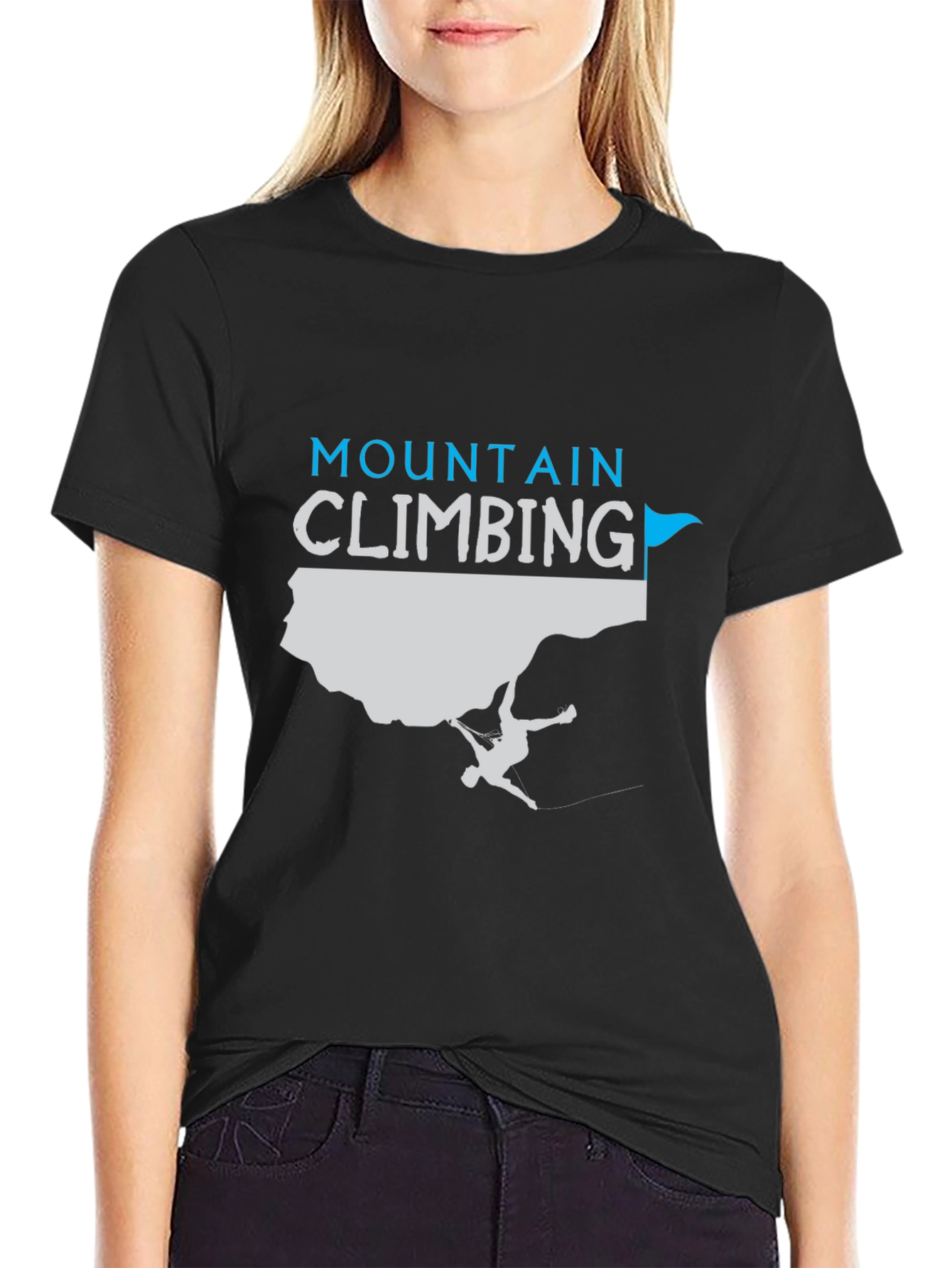Mountain Climbing Graphic Tee - Rock Climbing Shirt