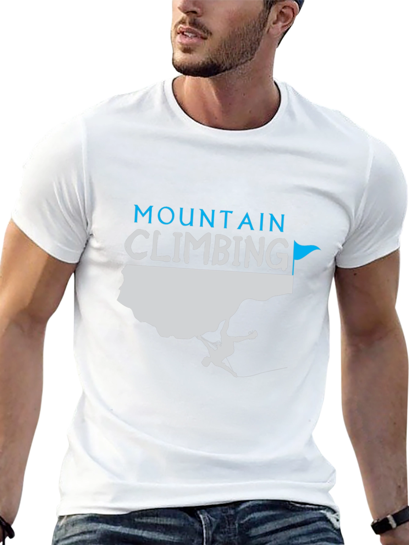Mountain Climbing Graphic Tee - Rock Climbing Shirt