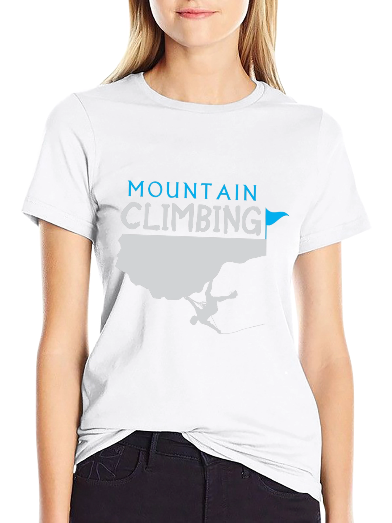 Mountain Climbing Graphic Tee - Rock Climbing Shirt