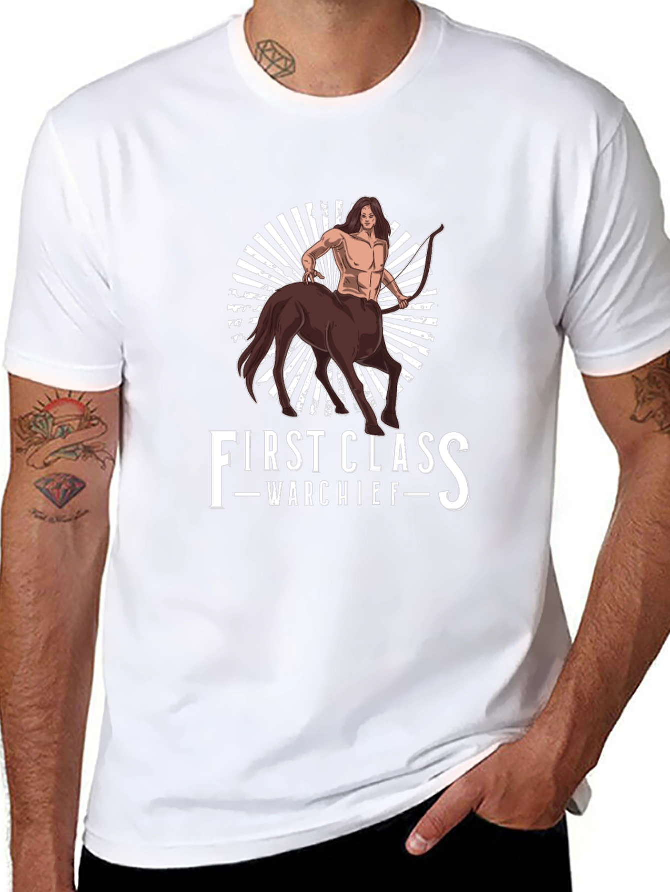 First Class Warchief Centaur Graphic Tee
