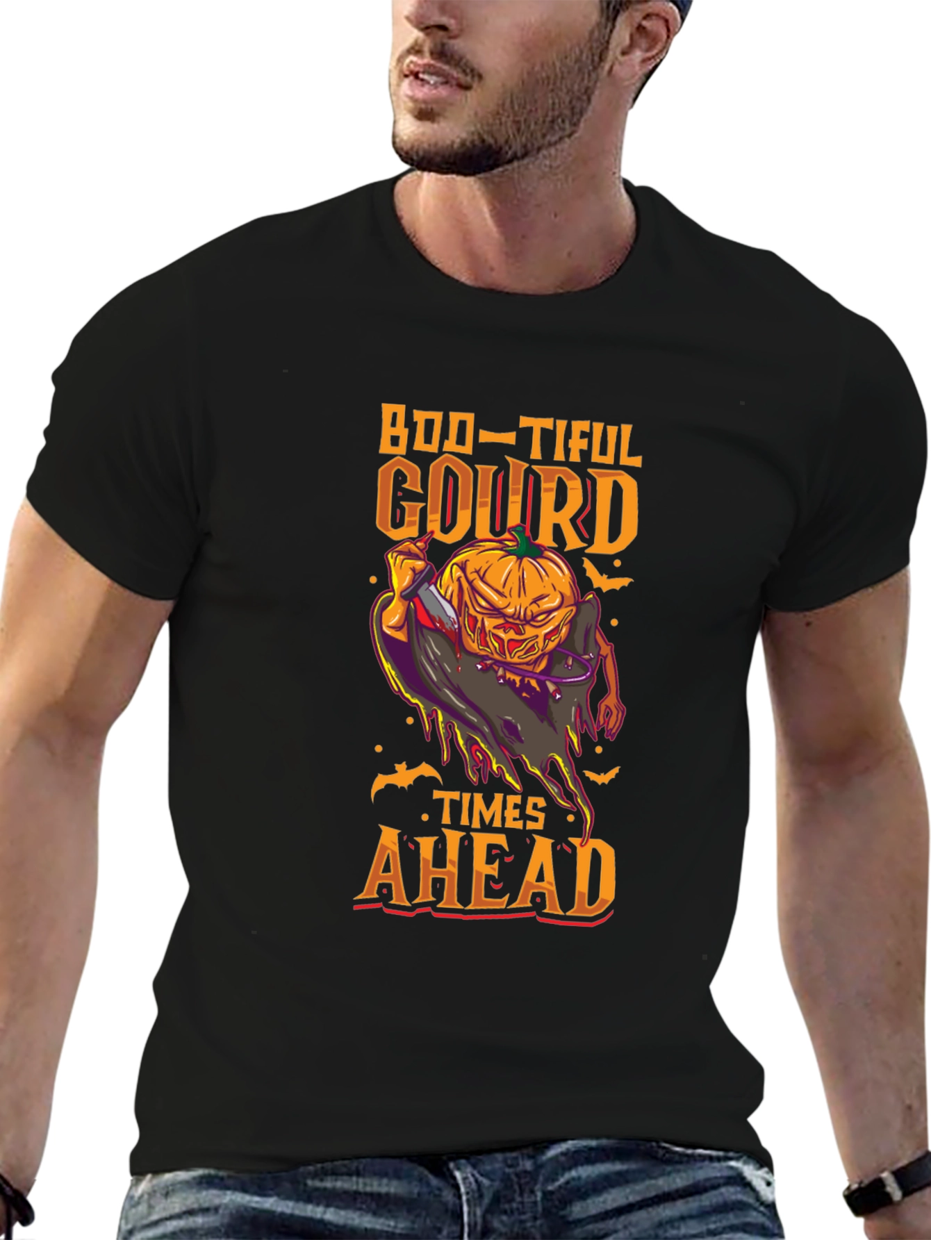 Boo-tiful Gourd Times Ahead Halloween T-Shirt