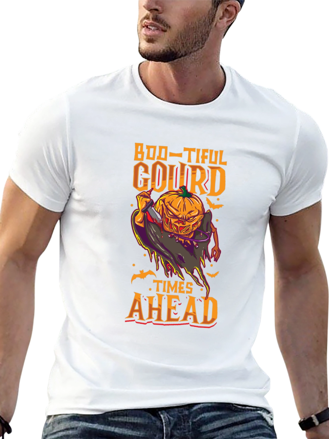 Boo-tiful Gourd Times Ahead Halloween T-Shirt