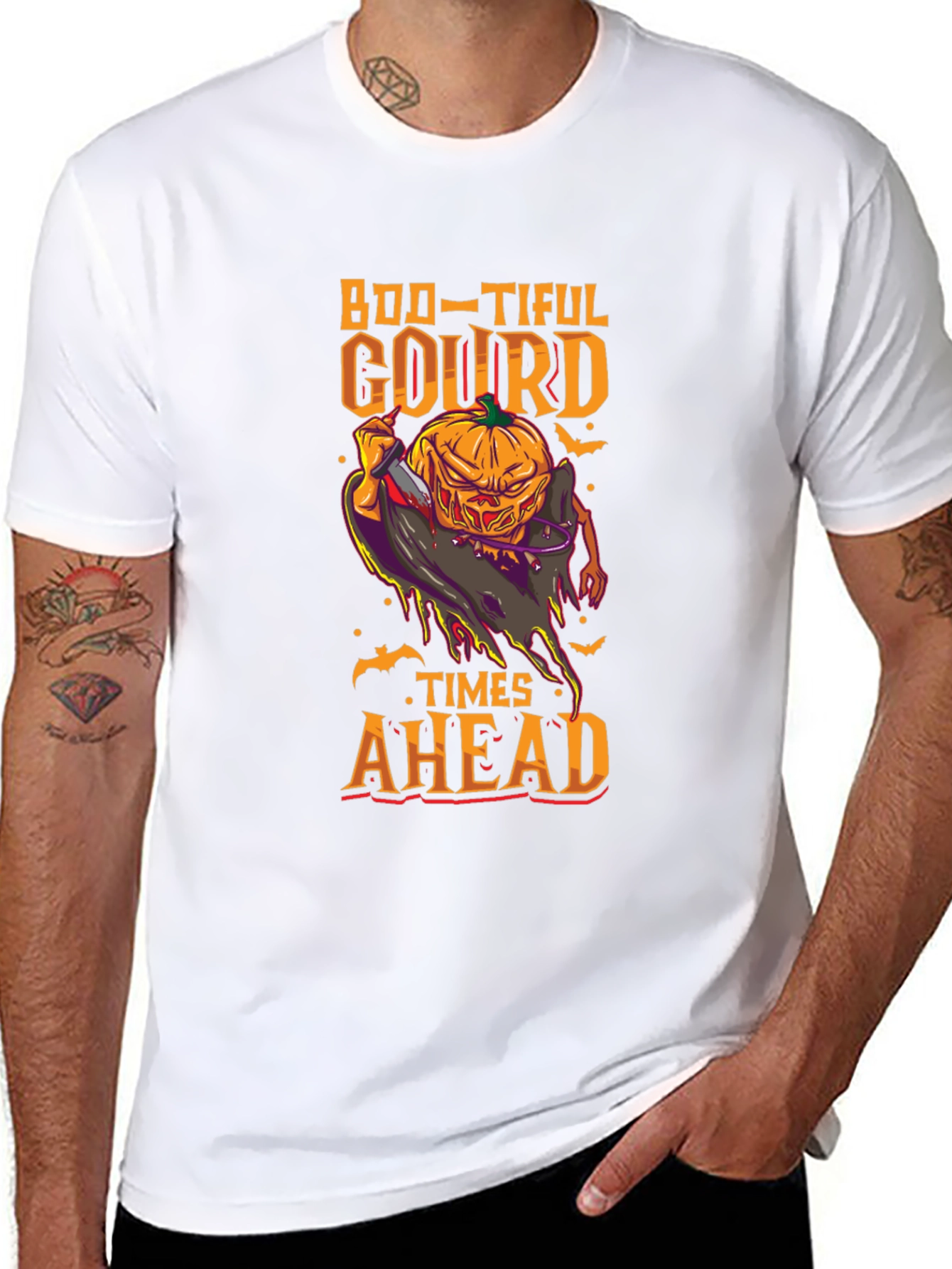 Boo-tiful Gourd Times Ahead Halloween T-Shirt