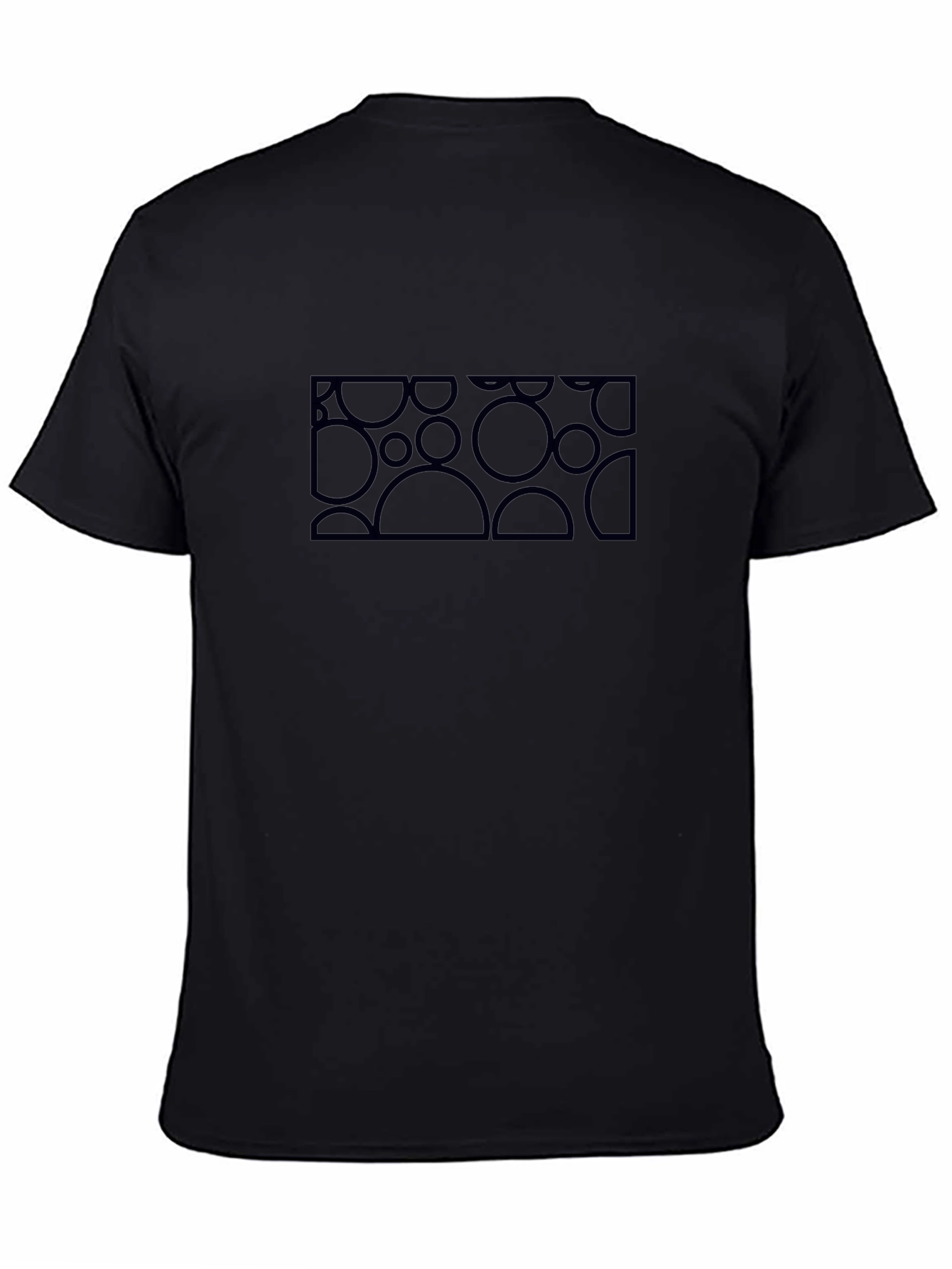 Modern Graphic Print Black T-Shirt - Stylish Casual Wear