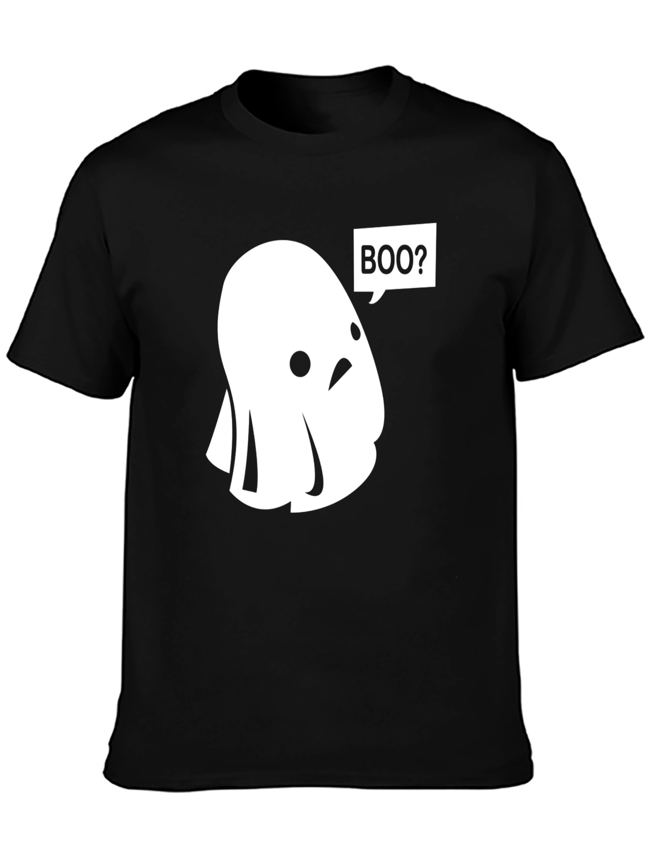 Boo Ghost T-Shirt - Spooky & Cute