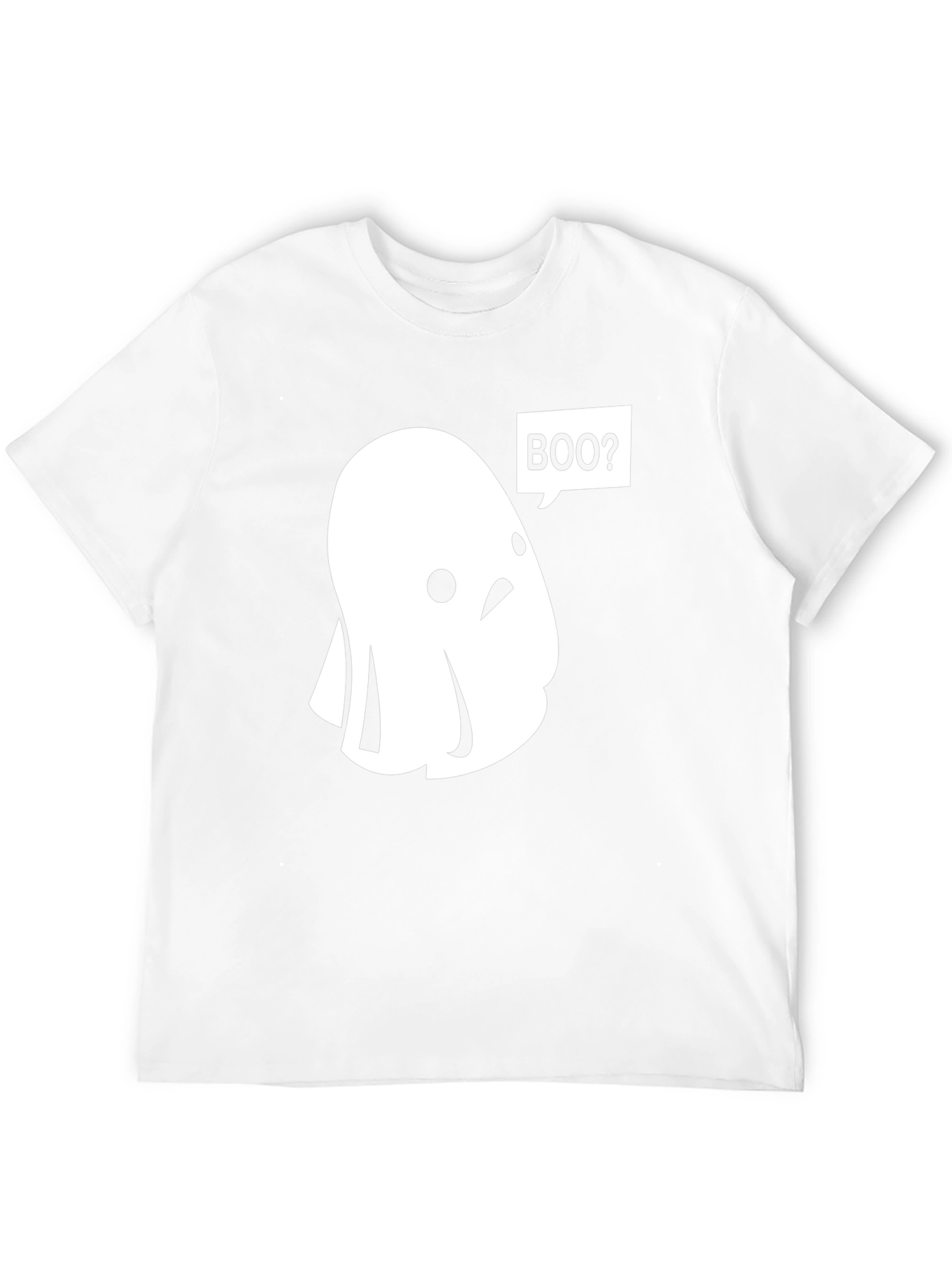 Boo Ghost T-Shirt - Spooky & Cute