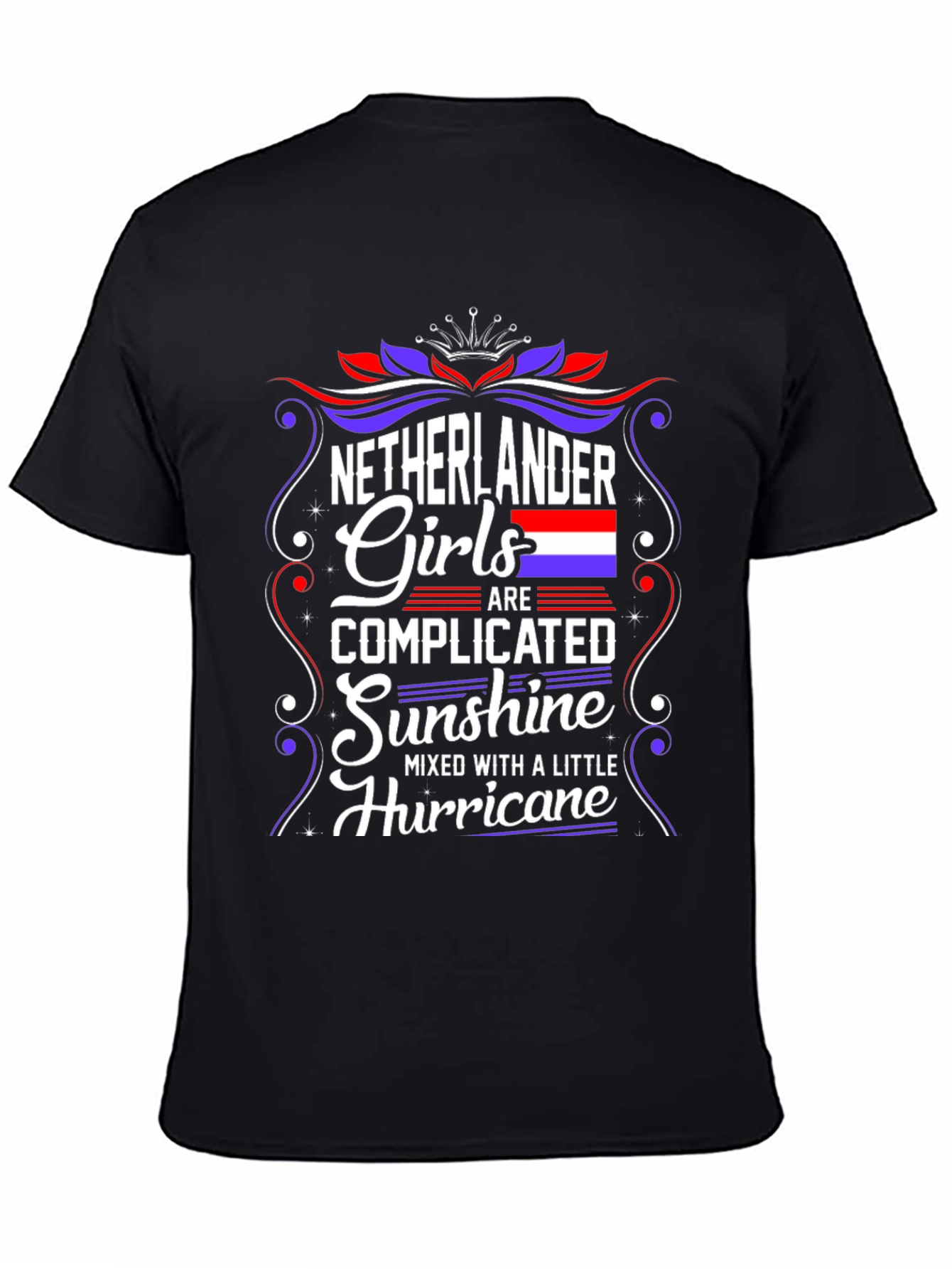 Netherlander Girls T-Shirt: Complicated Sunshine Hurricane