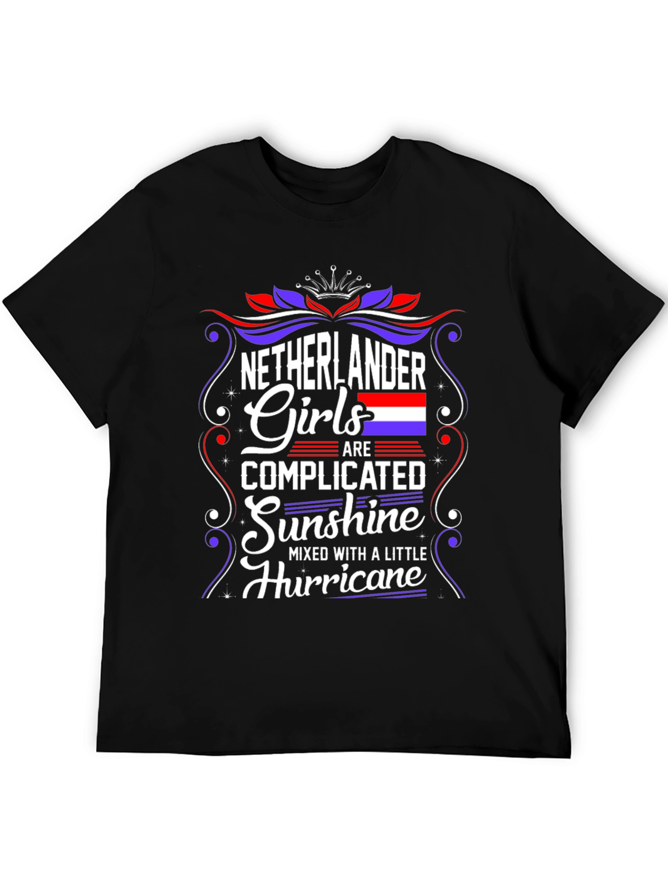 Netherlander Girls T-Shirt: Complicated Sunshine Hurricane