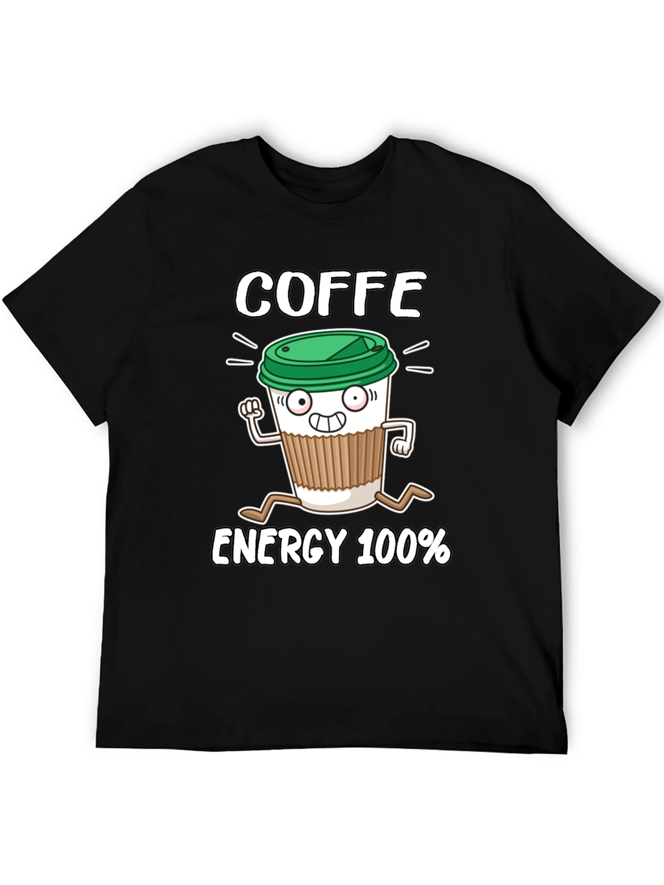 Coffee Energy 100% Graphic T-Shirt
