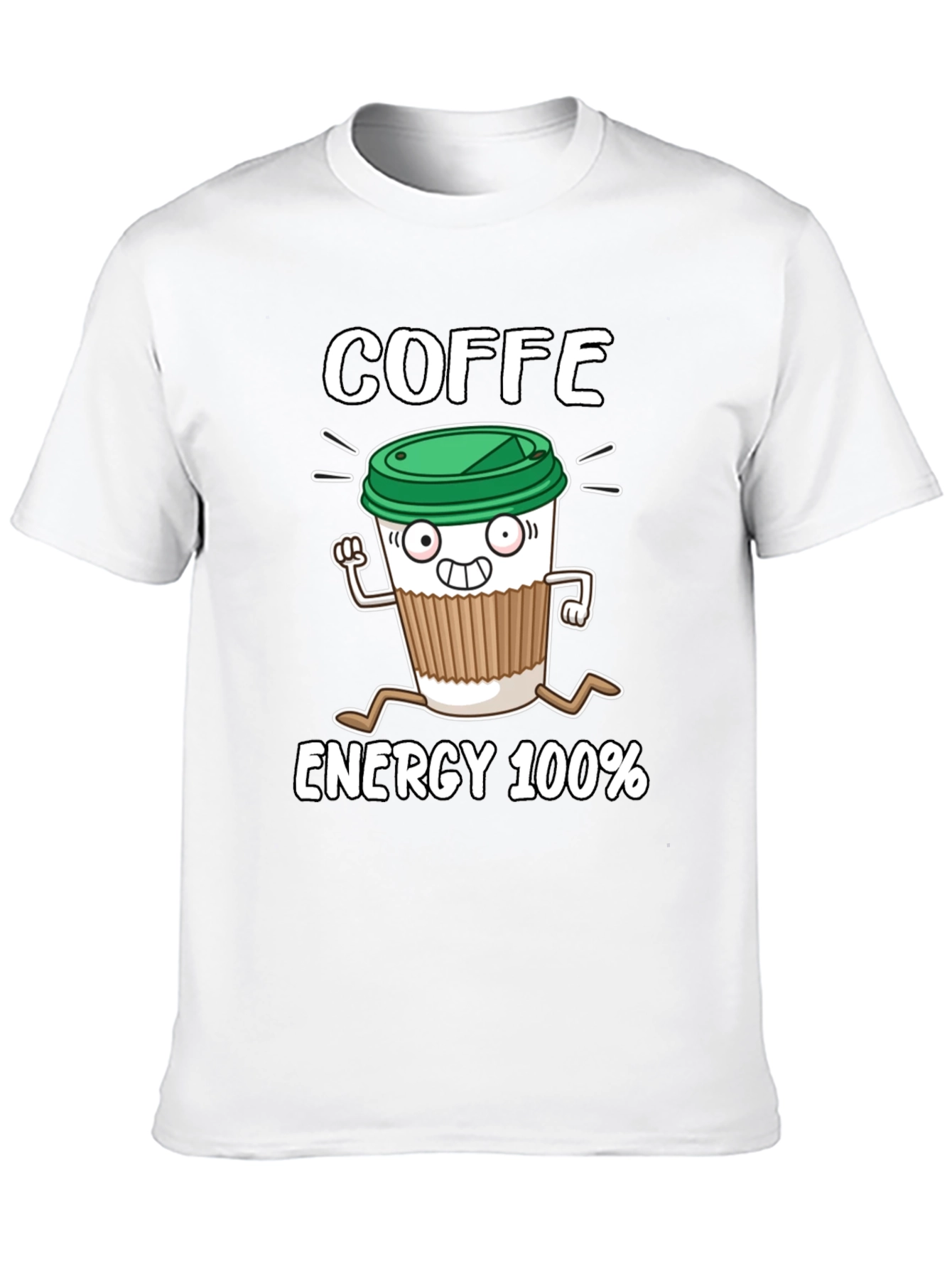 Coffee Energy 100% Graphic T-Shirt