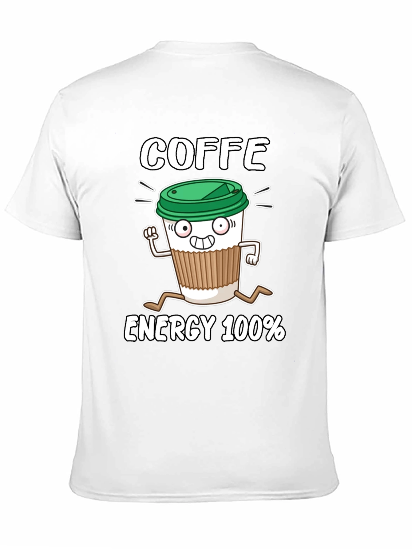 Coffee Energy 100% Graphic T-Shirt