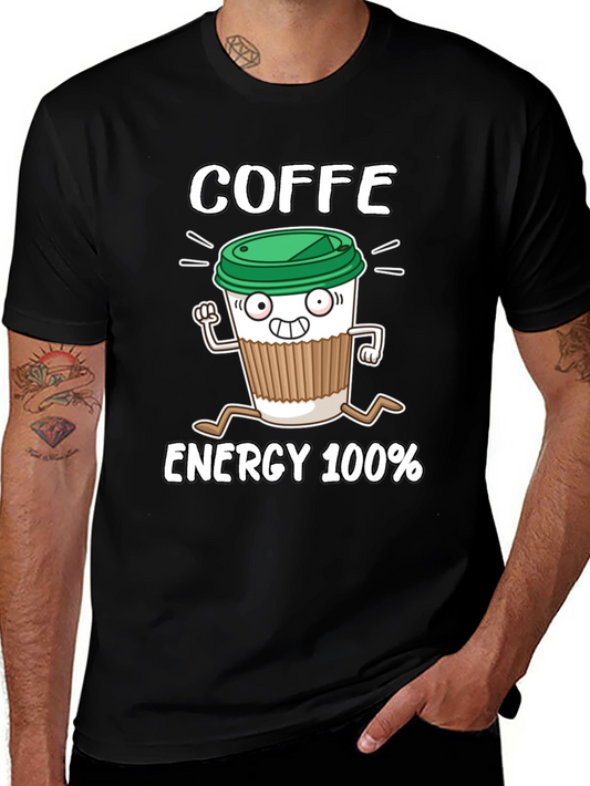 Coffee Energy 100% Graphic T-Shirt