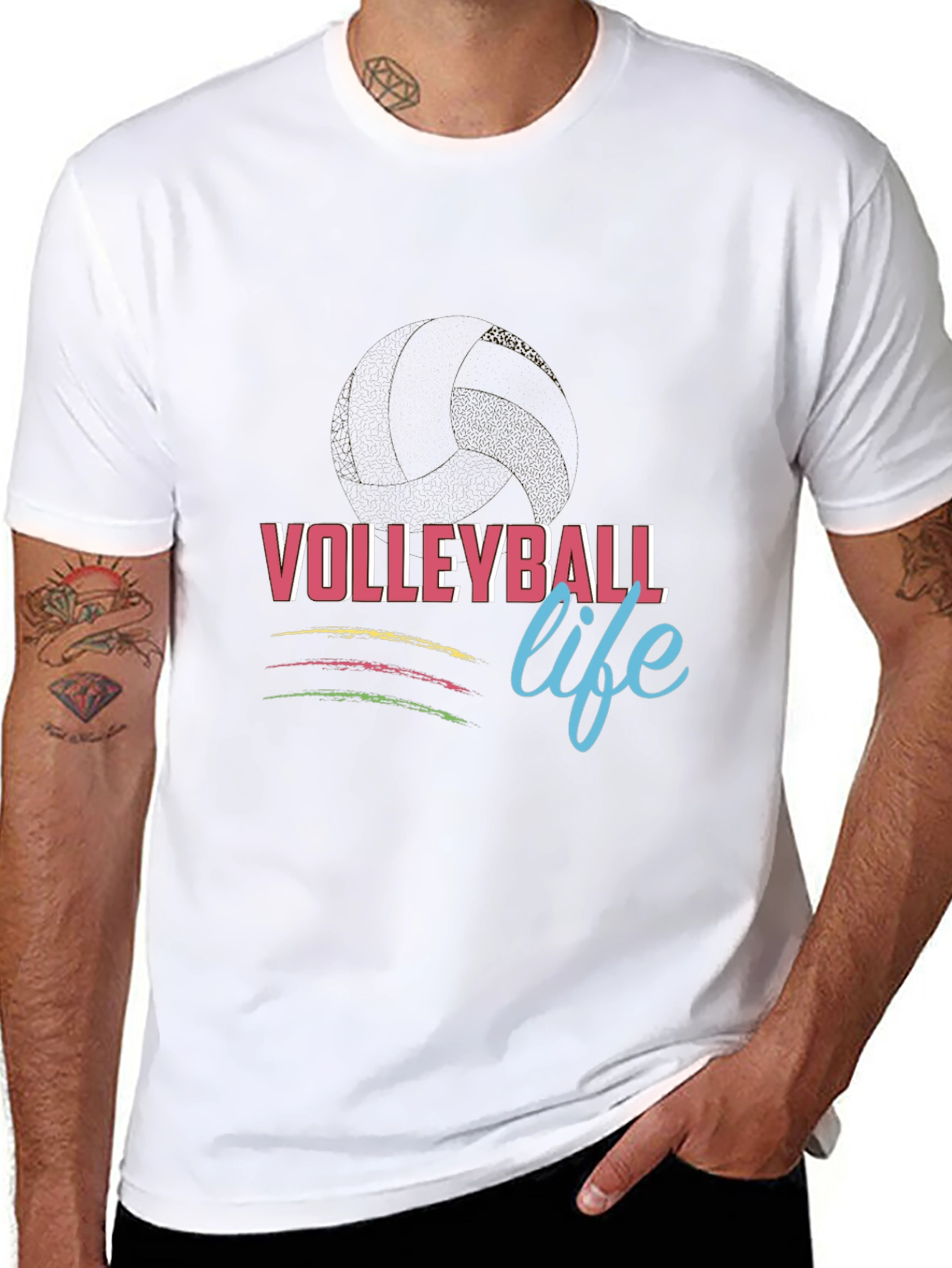 Volleyball Life Graphic Tee - Stylish & Comfortable