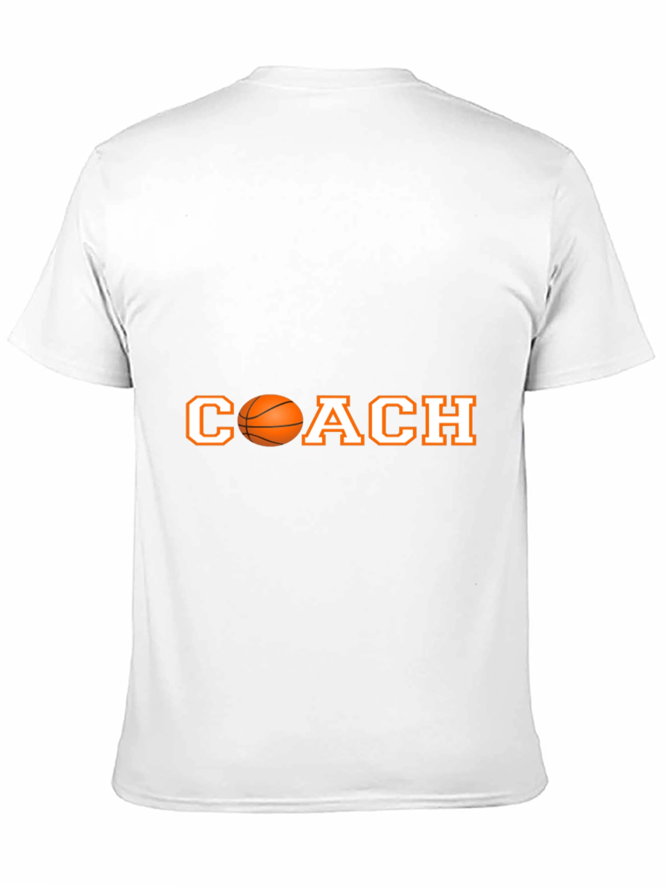 Basketball Coach T-Shirt - Black Cotton Tee