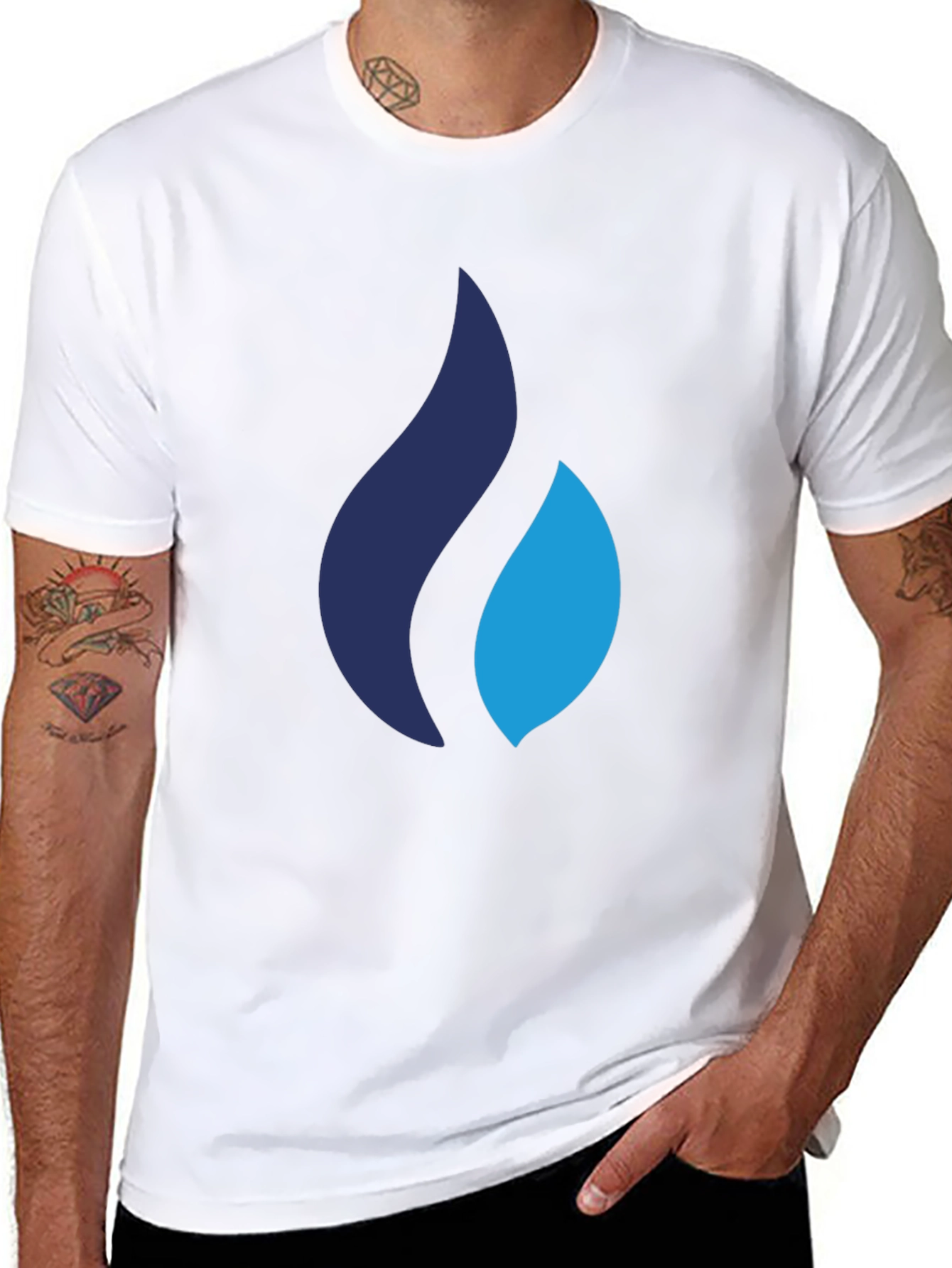 Flame Logo Black T-Shirt