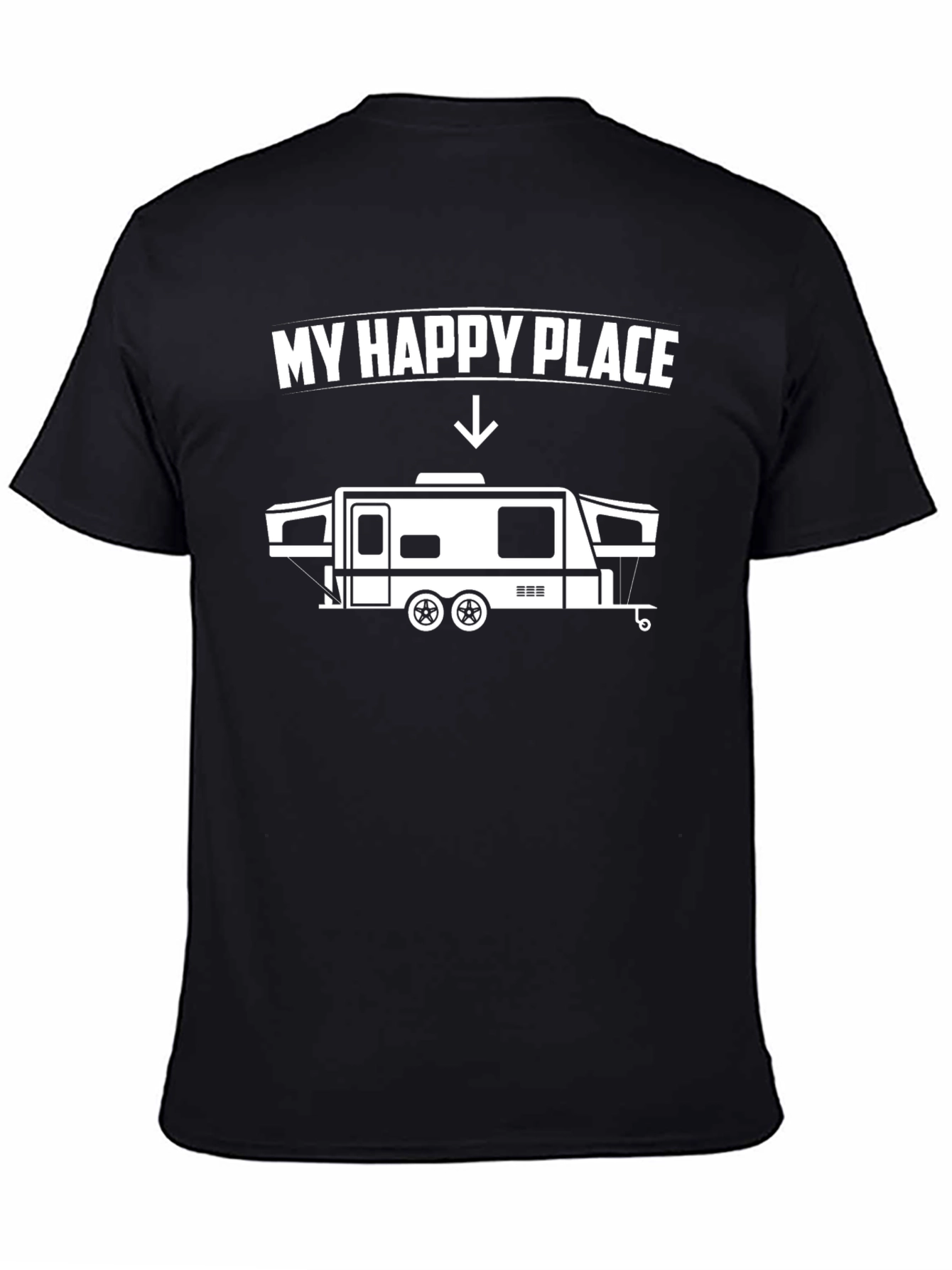 My Happy Place Camping Camper T-Shirt
