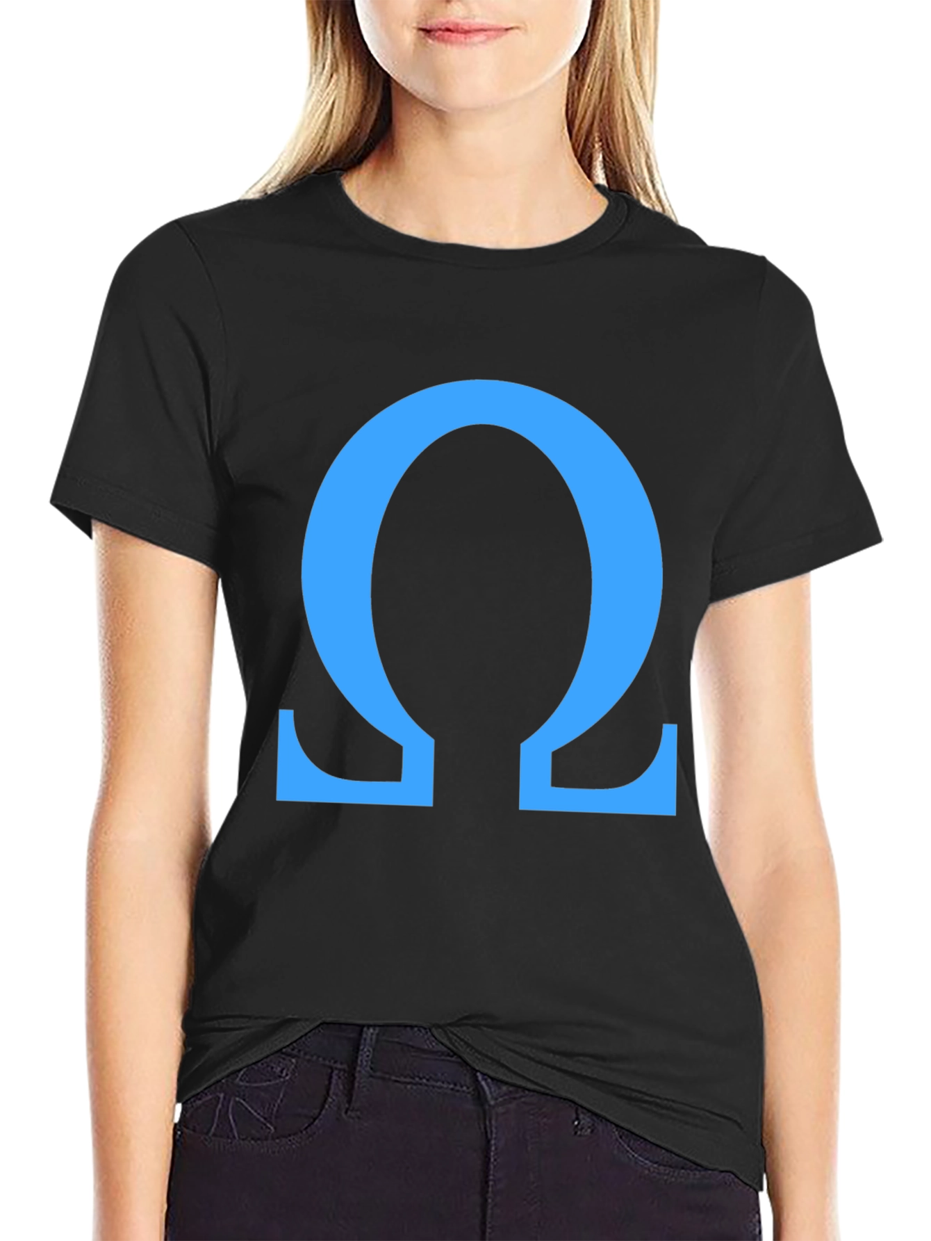 Omega Symbol T-Shirt - Stylish Greek Letter Tee