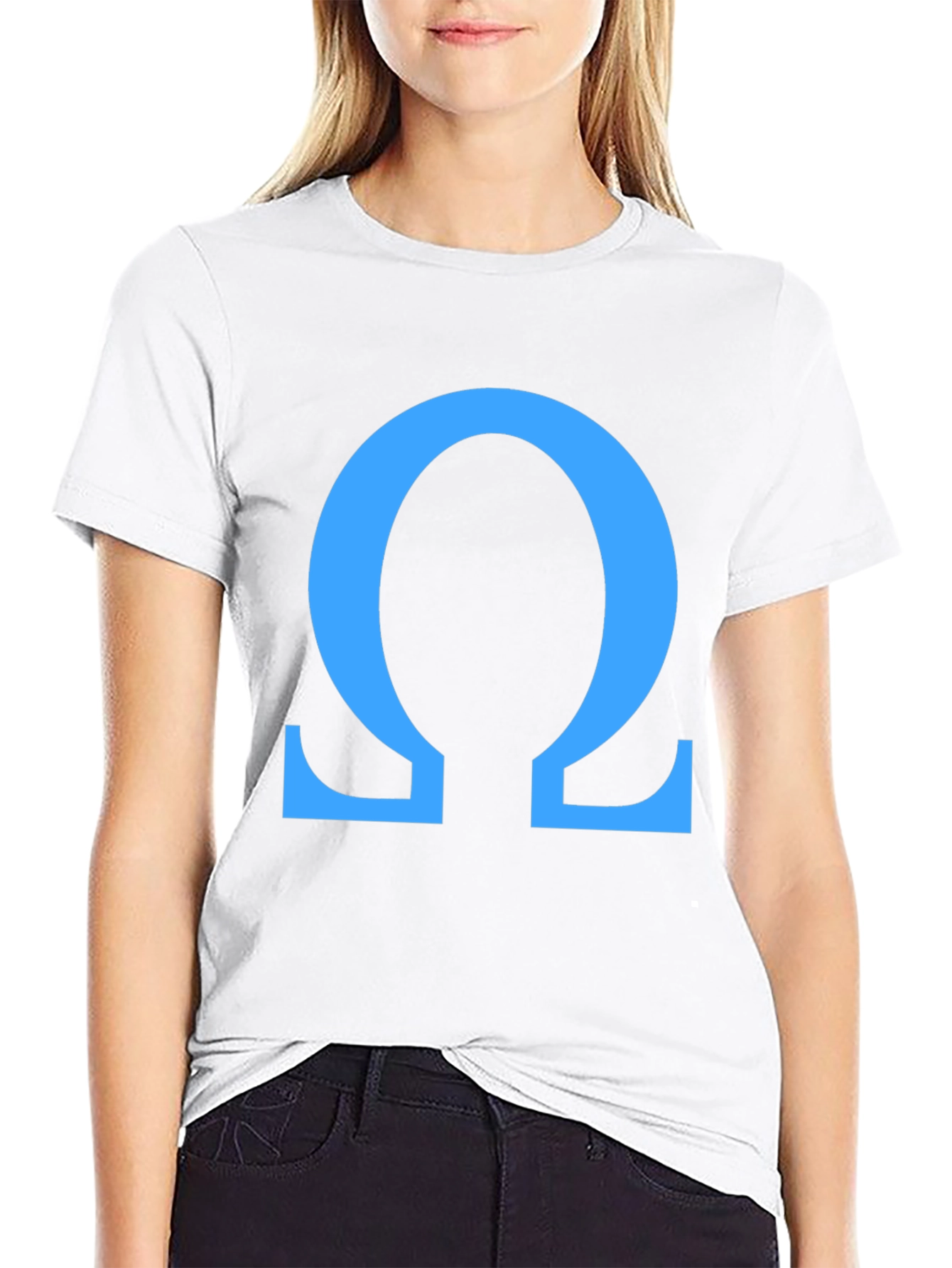 Omega Symbol T-Shirt - Stylish Greek Letter Tee