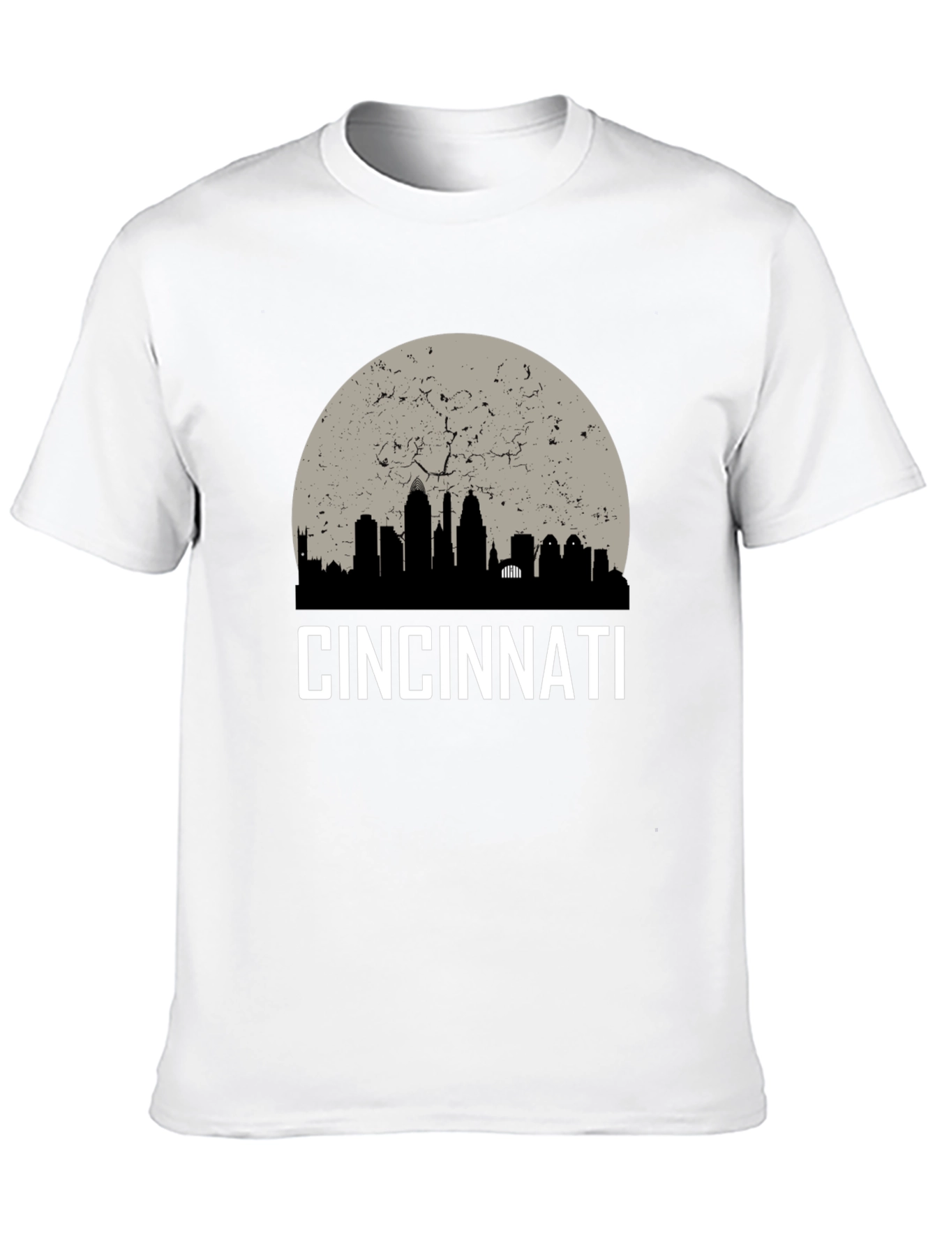 Cincinnati Skyline Graphic T-Shirt - Modern Cityscape Tee