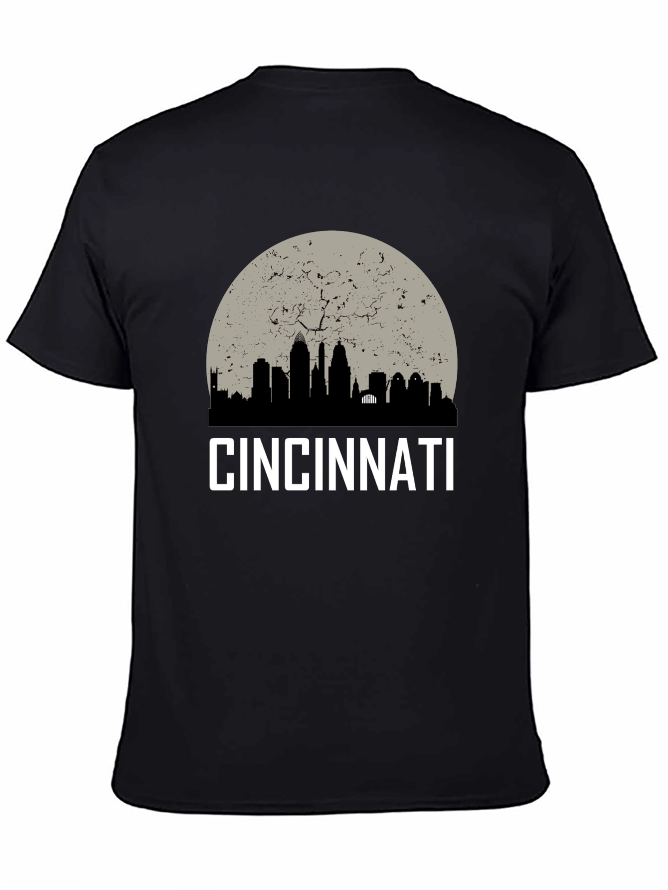 Cincinnati Skyline Graphic T-Shirt - Modern Cityscape Tee