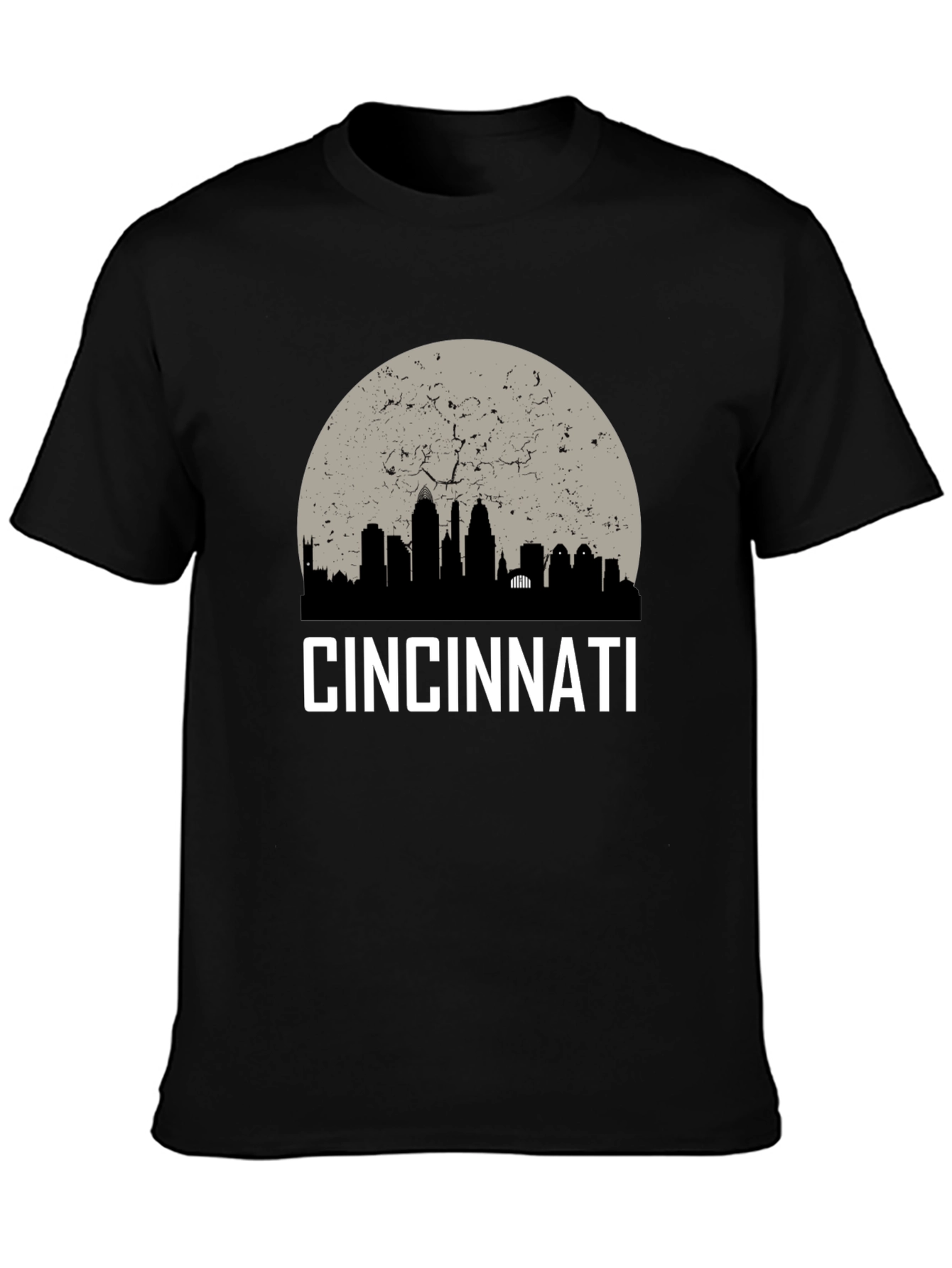 Cincinnati Skyline Graphic T-Shirt - Modern Cityscape Tee