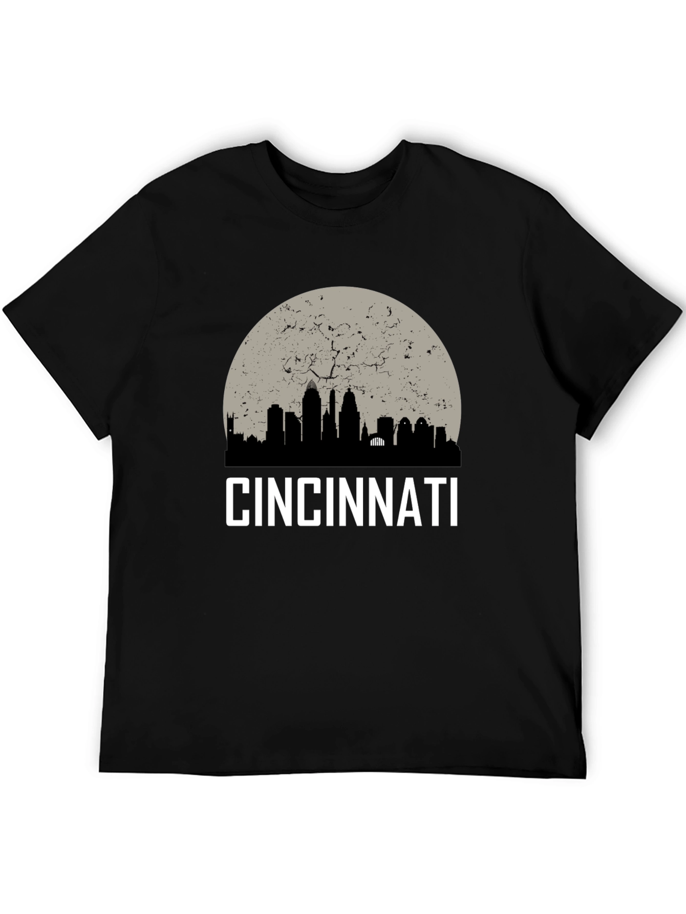 Cincinnati Skyline Graphic T-Shirt - Modern Cityscape Tee