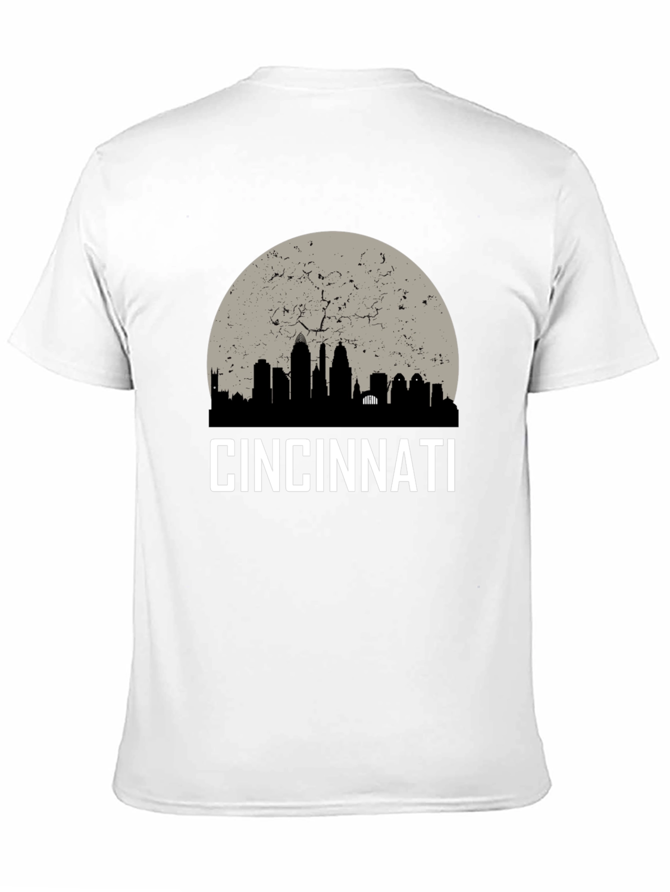 Cincinnati Skyline Graphic T-Shirt - Modern Cityscape Tee