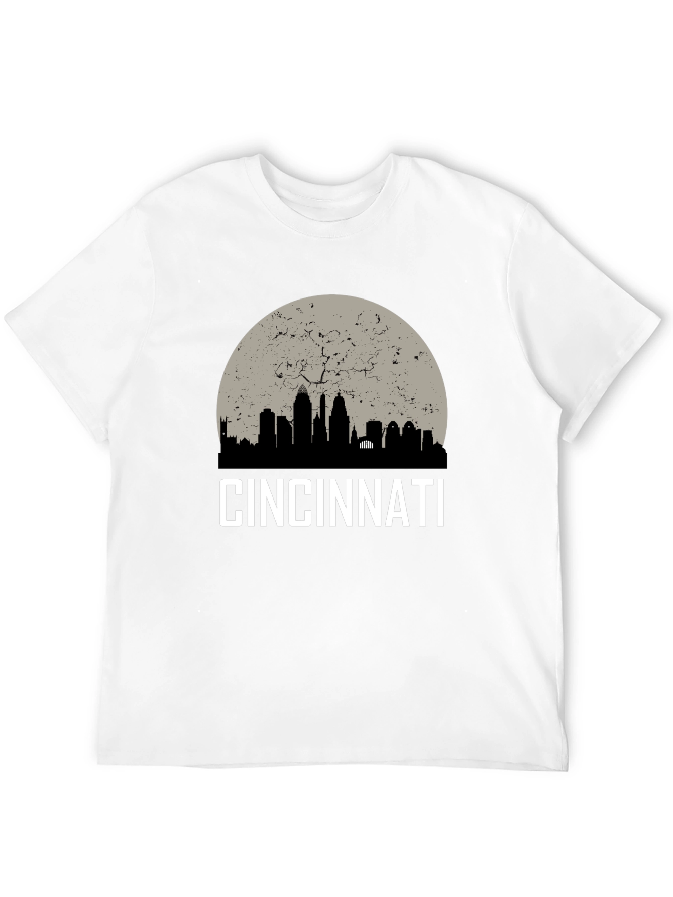 Cincinnati Skyline Graphic T-Shirt - Modern Cityscape Tee