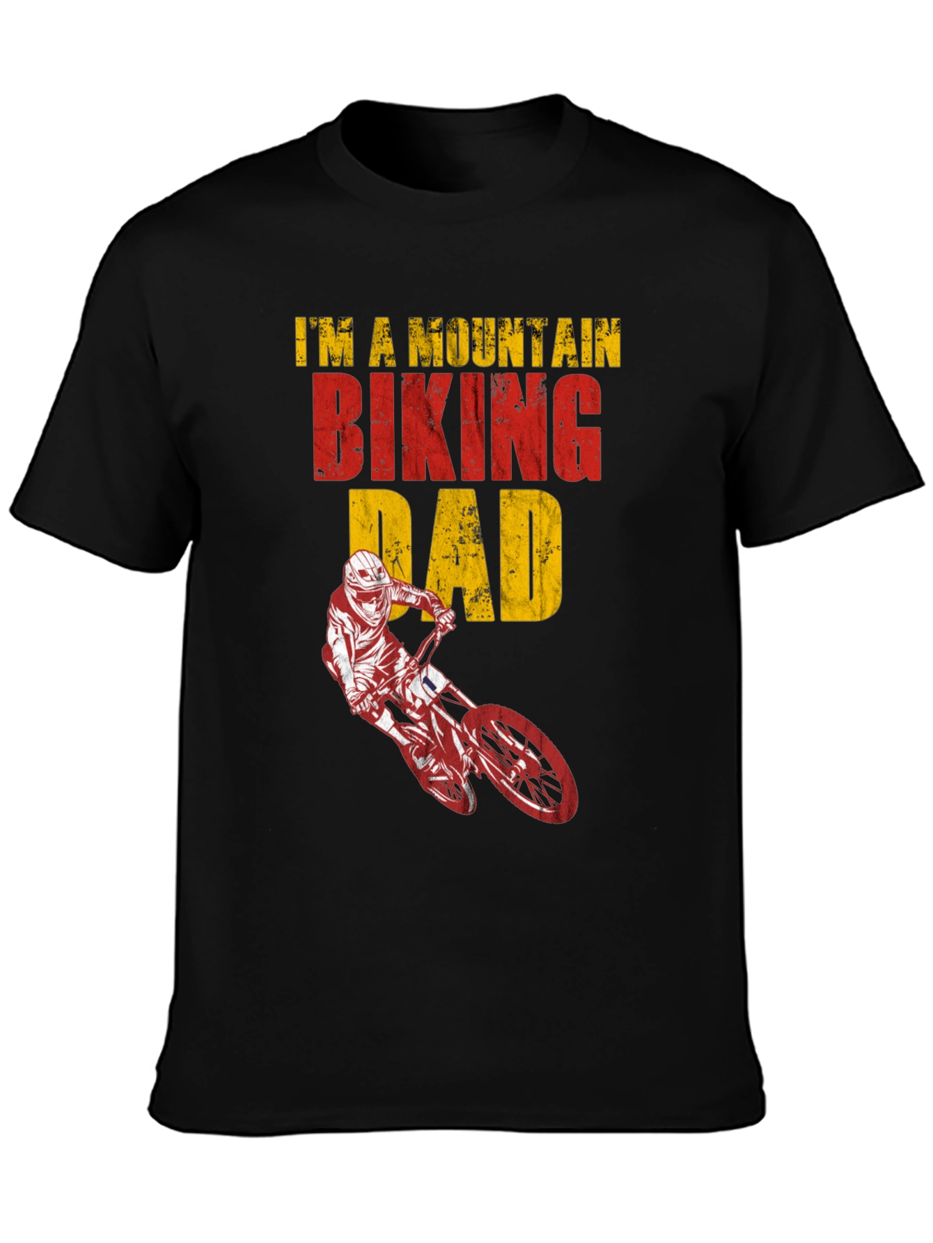 Mountain Biking Dad Graphic Tee