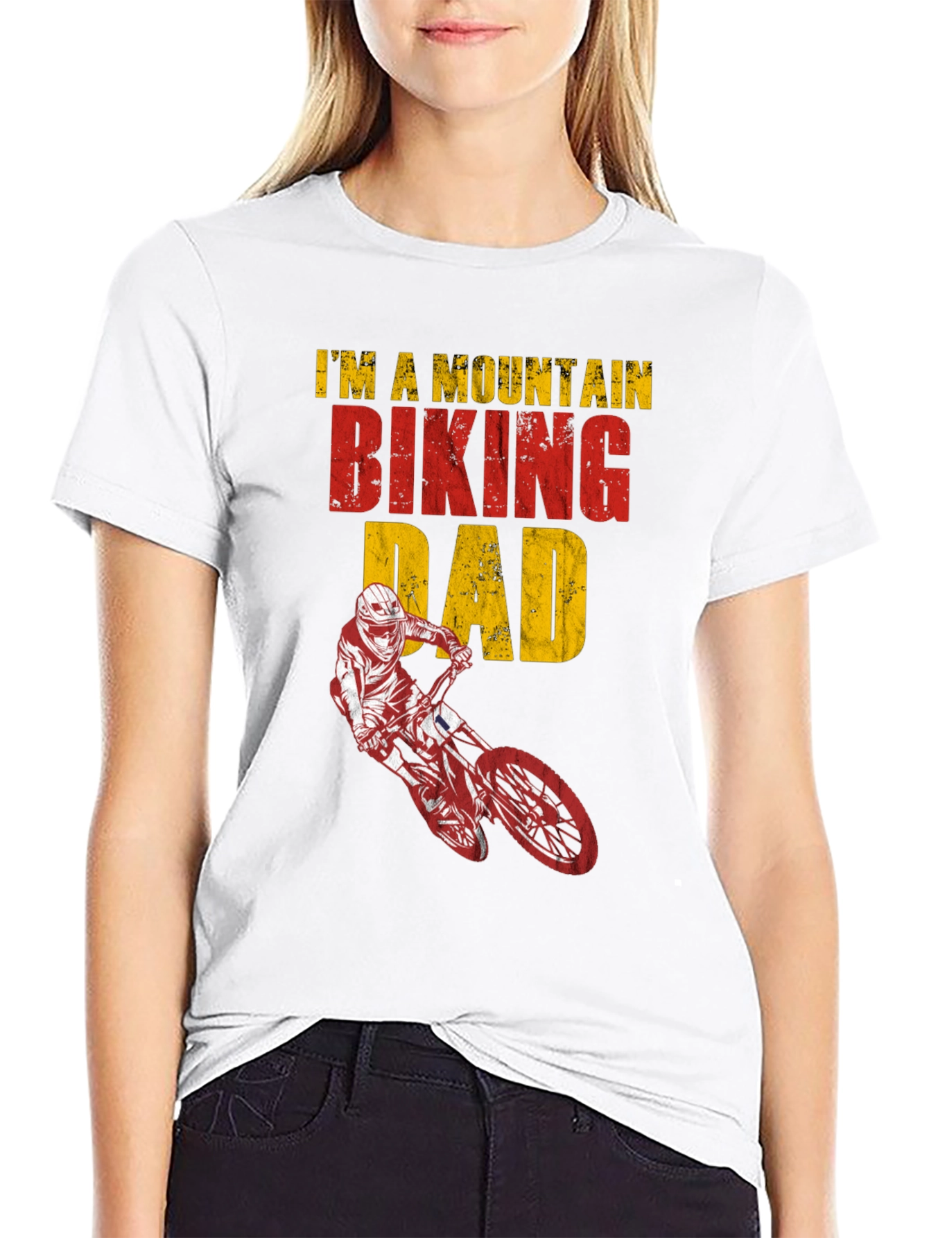 Mountain Biking Dad Graphic Tee