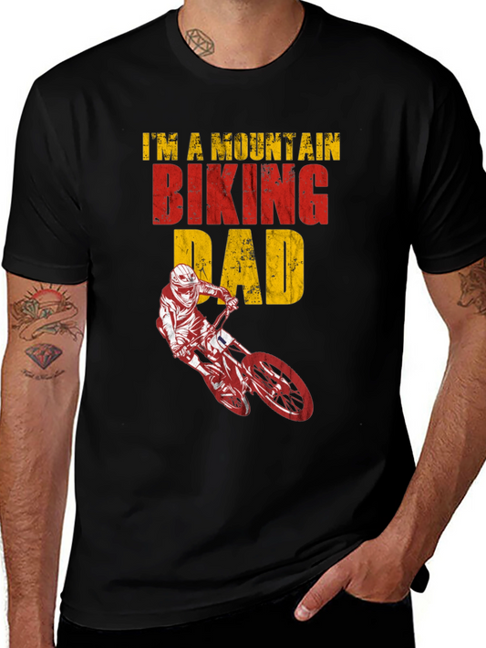Mountain Biking Dad Graphic Tee