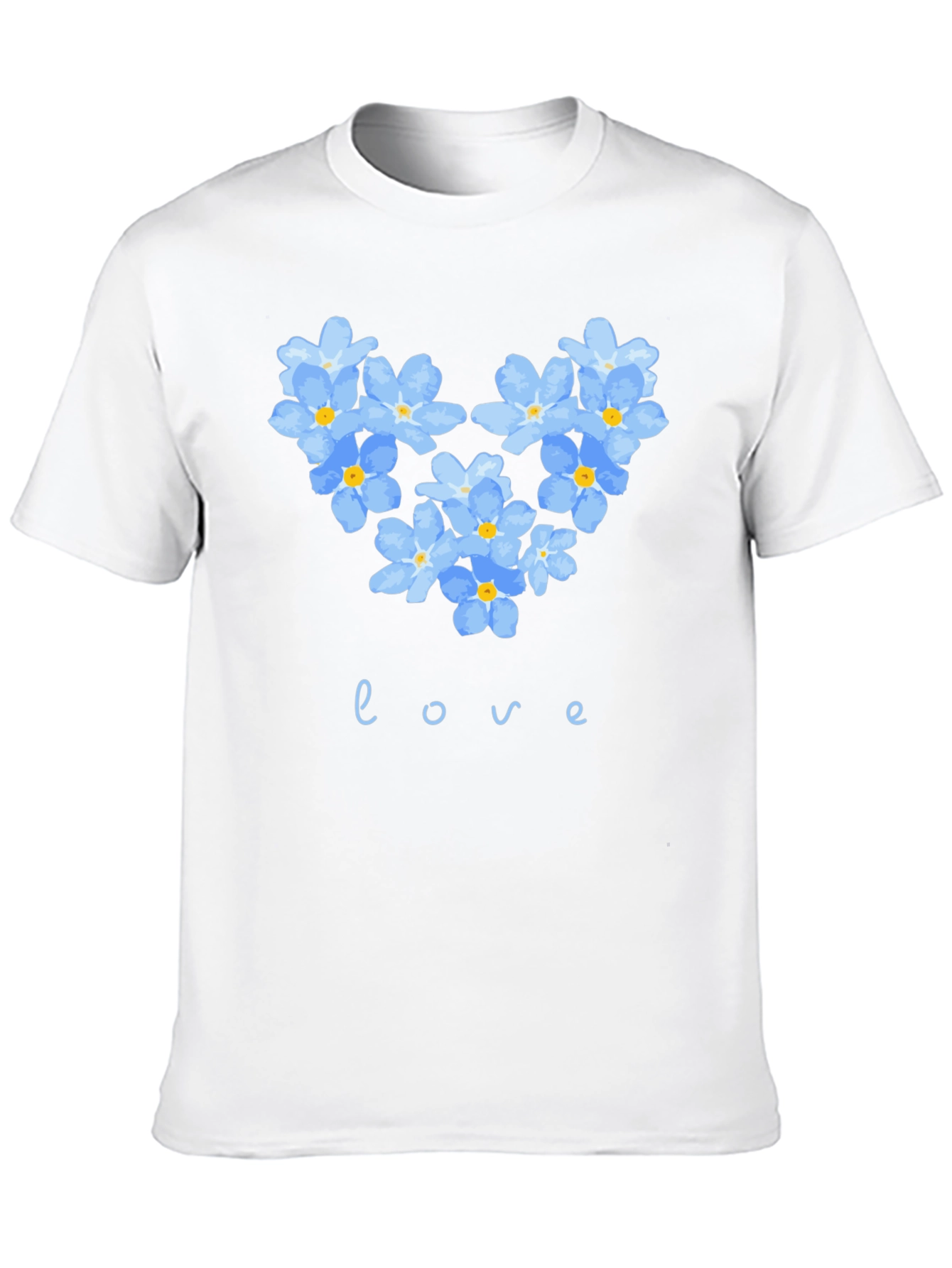 Floral Heart Love T-Shirt