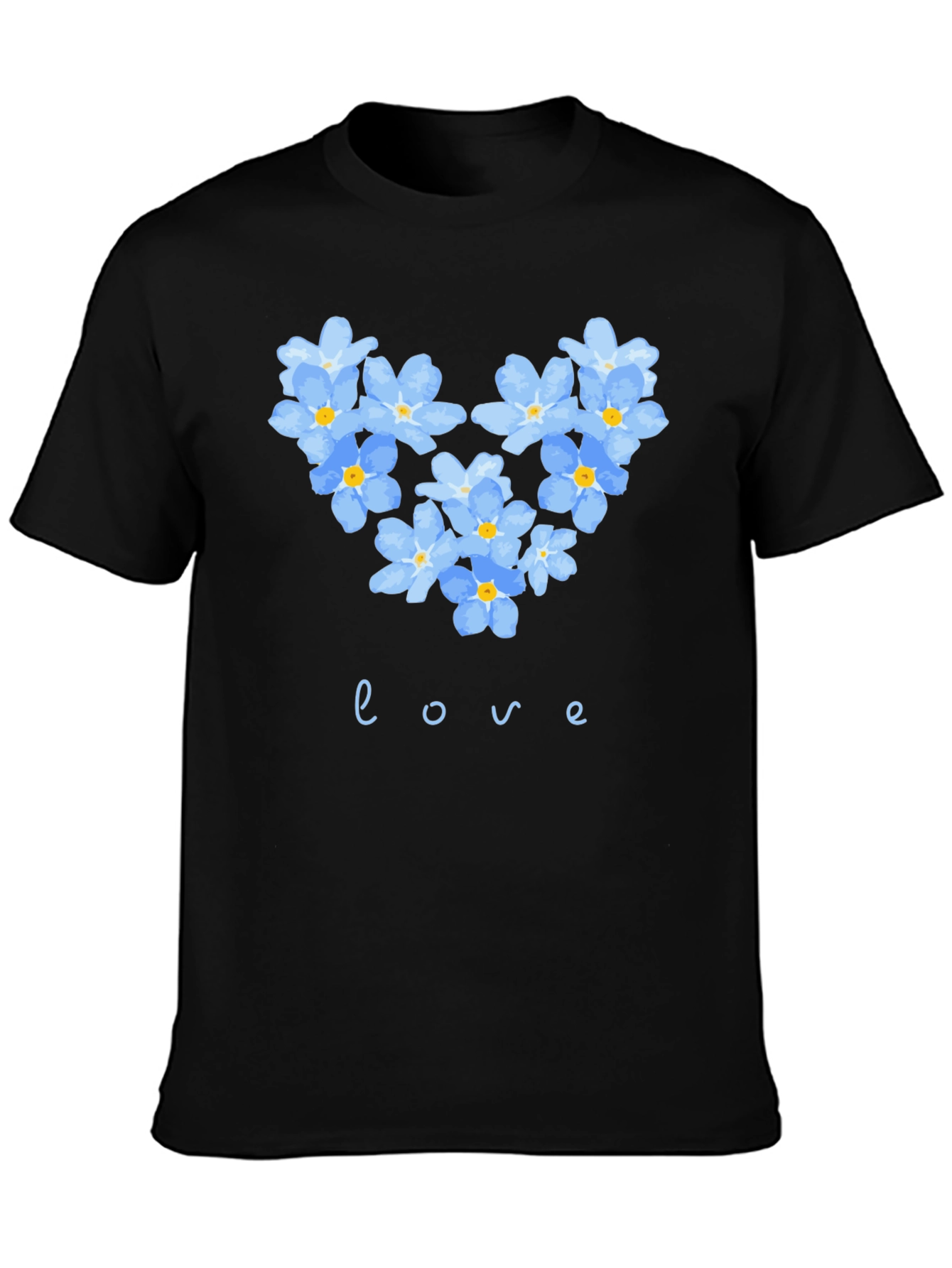 Floral Heart Love T-Shirt