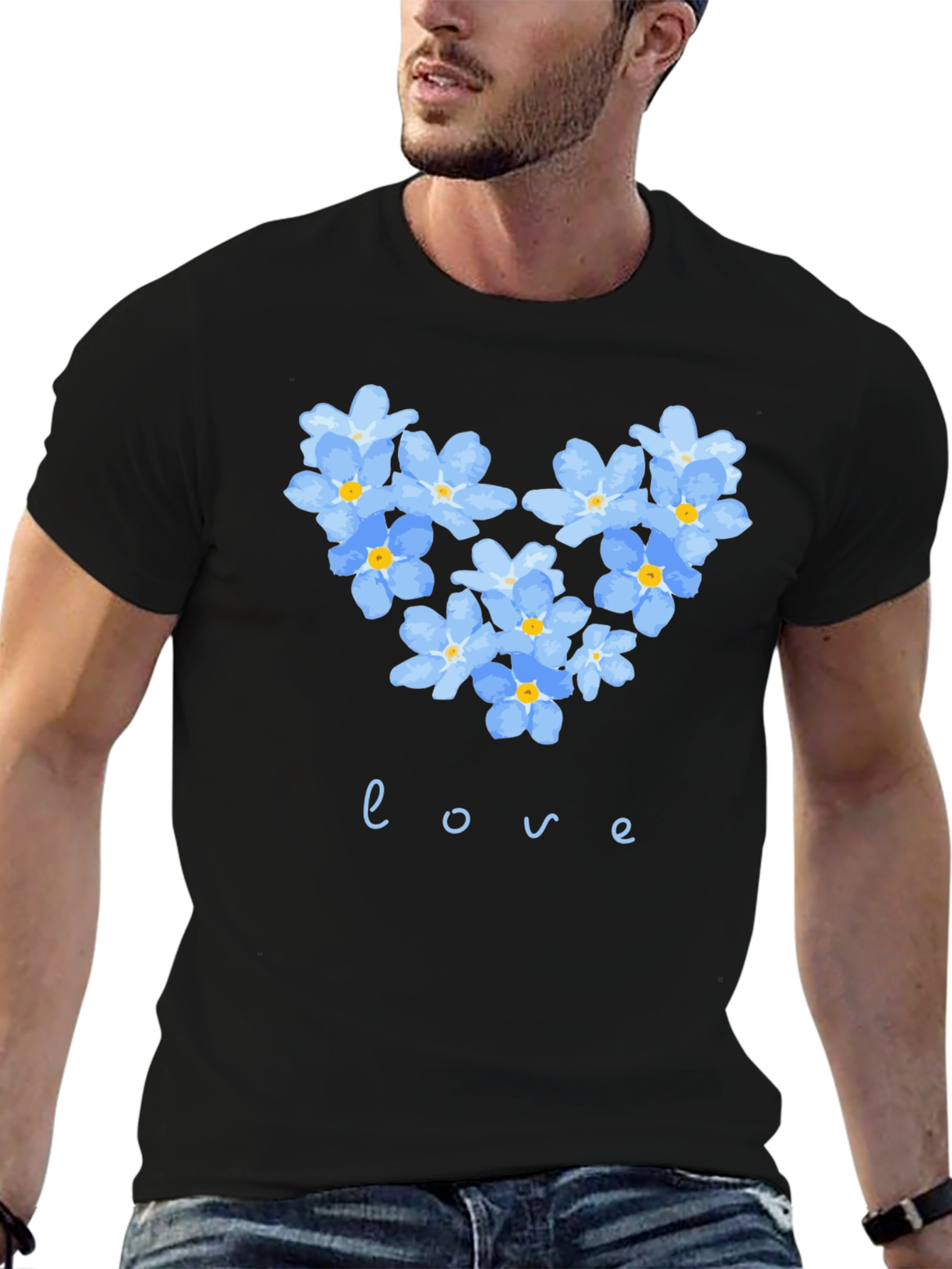Floral Heart Love T-Shirt