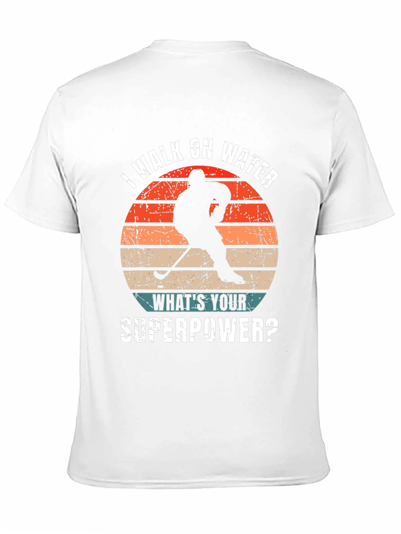 I Walk On Water Hockey T-Shirt