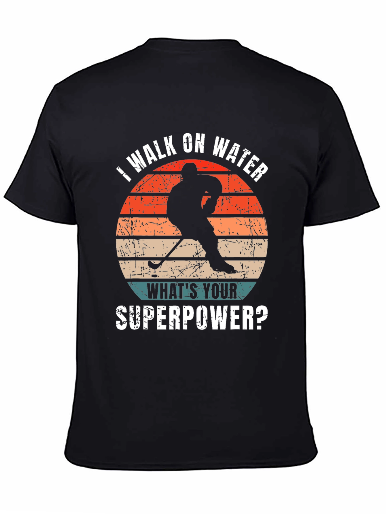 I Walk On Water Hockey T-Shirt