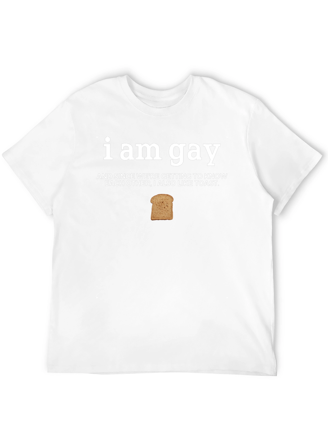 I Am Gay And Also Like Toast Funny T-Shirt