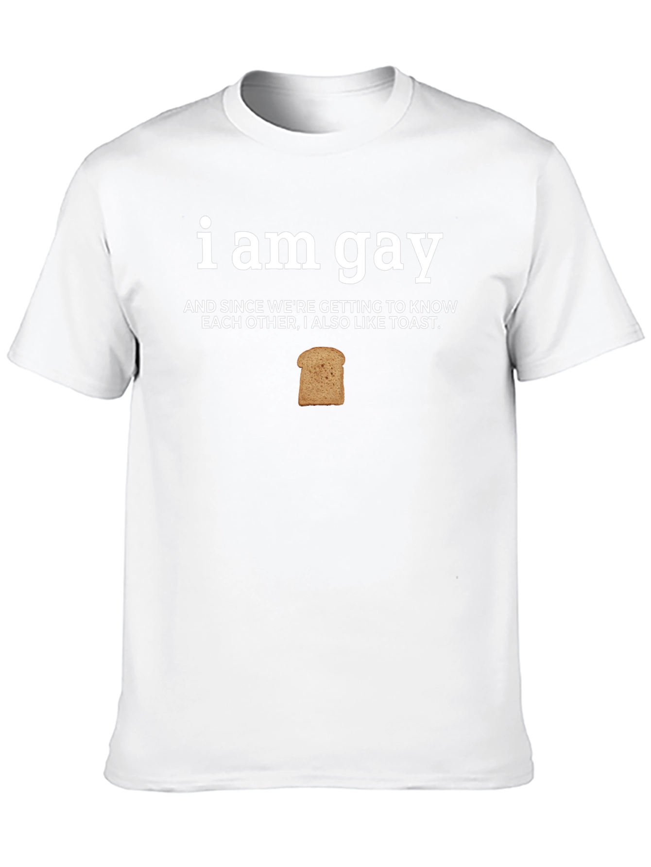 I Am Gay And Also Like Toast Funny T-Shirt