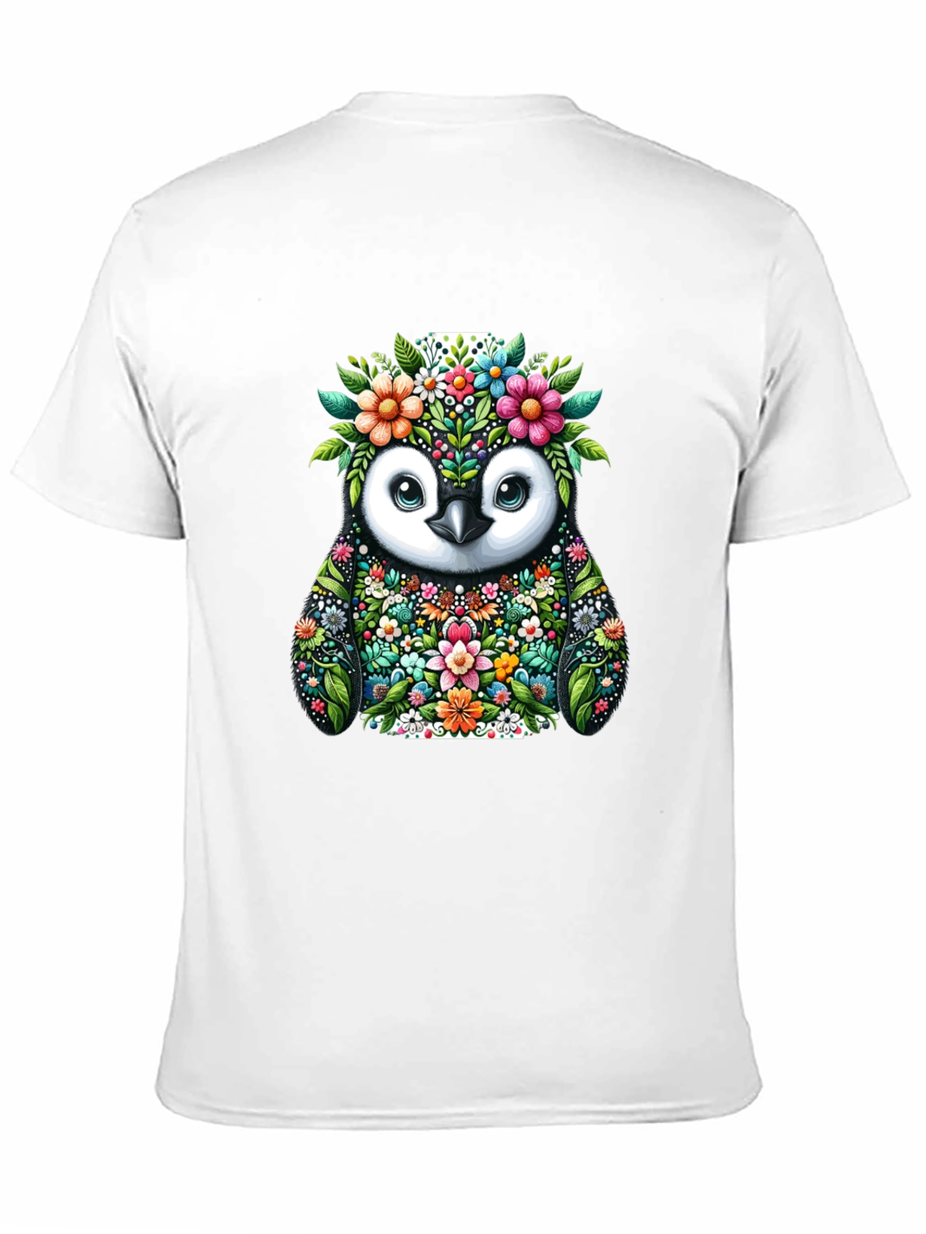 Floral Penguin Graphic Tee